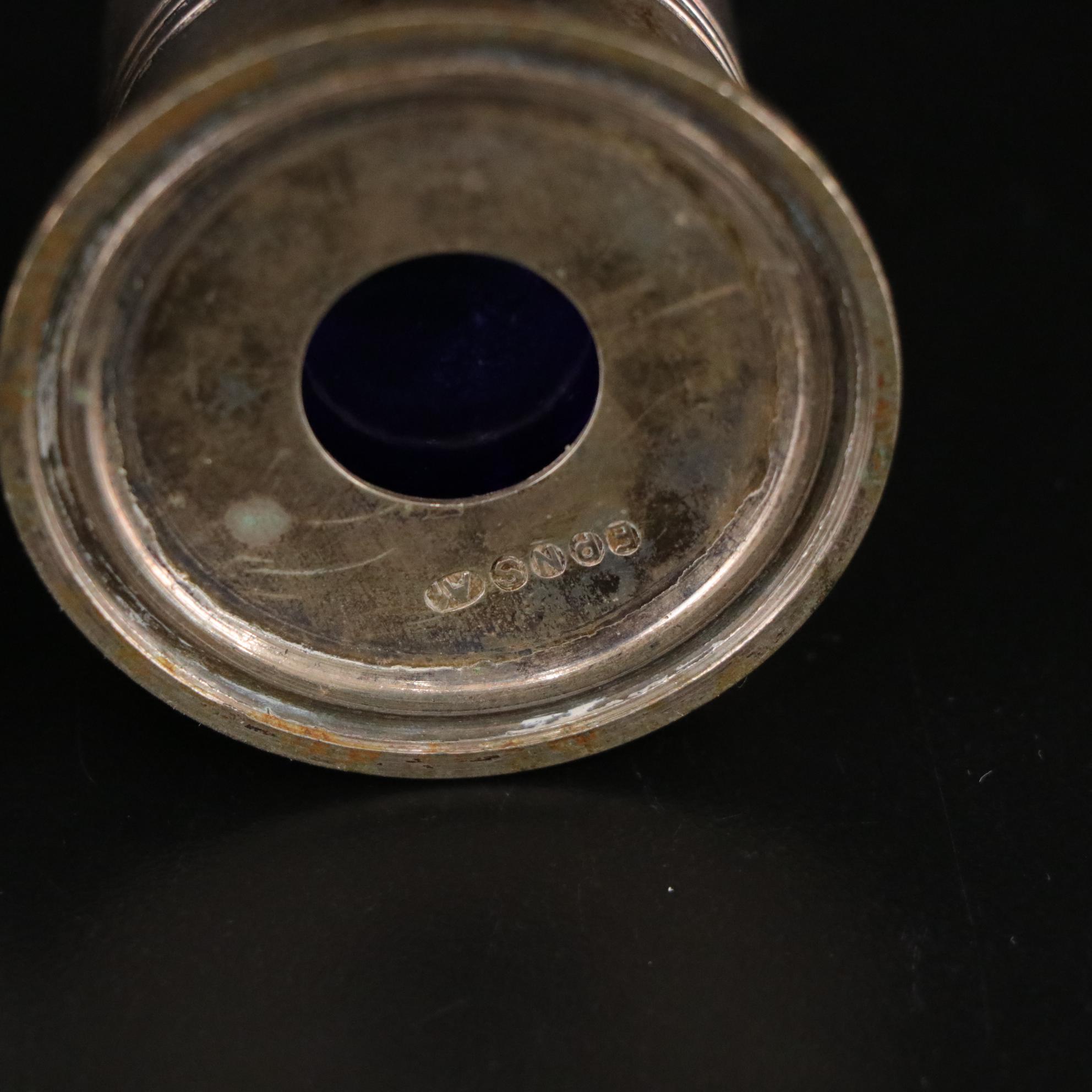 Silver Plate Meat Platters, Dessert Plates, and Cobalt Glass Condiment Cups