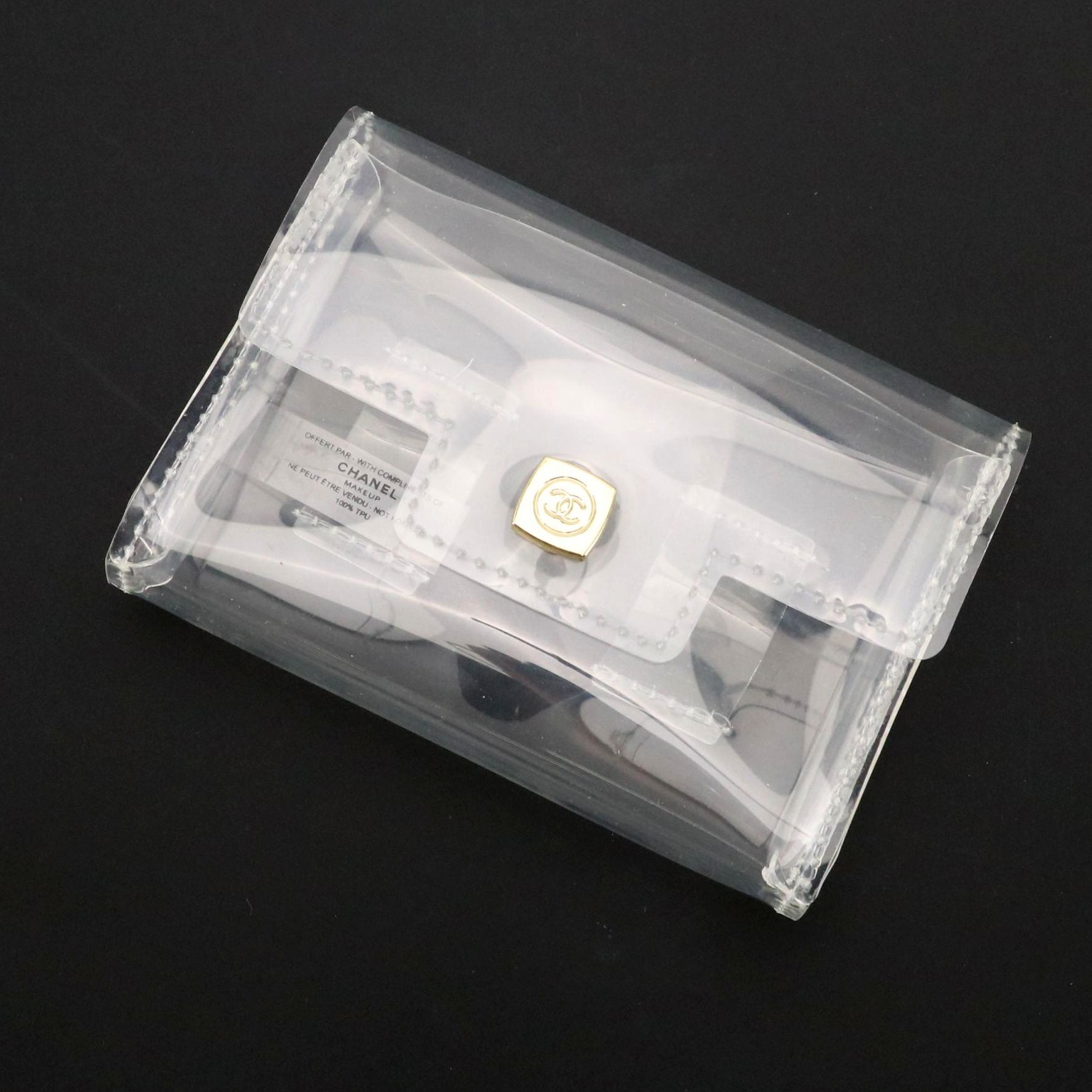 Chanel Makeup Mini Belt Bag in Clear Vinyl, With Box