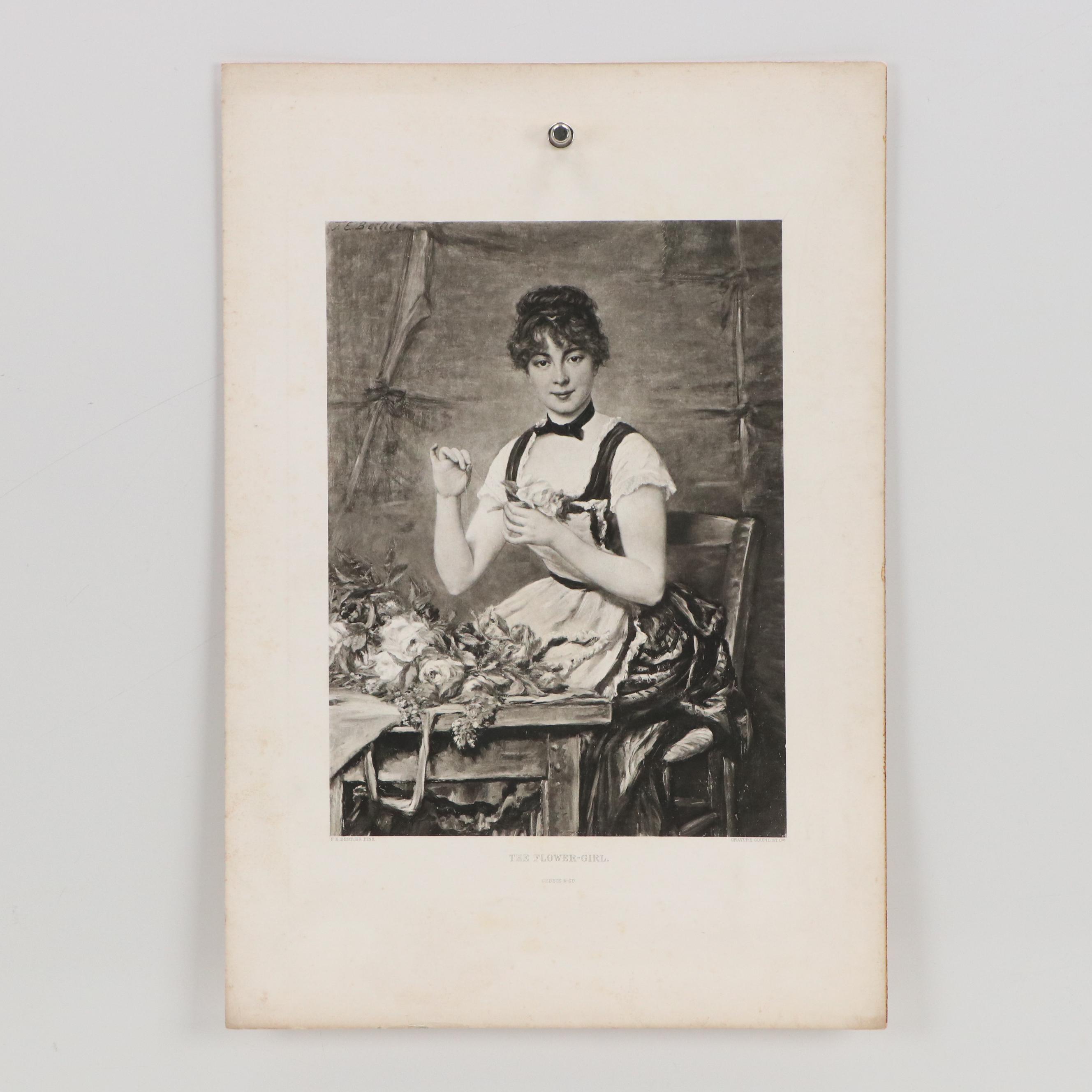 Lot of Photogravures After Various Artists, Late 19th or 20th Century