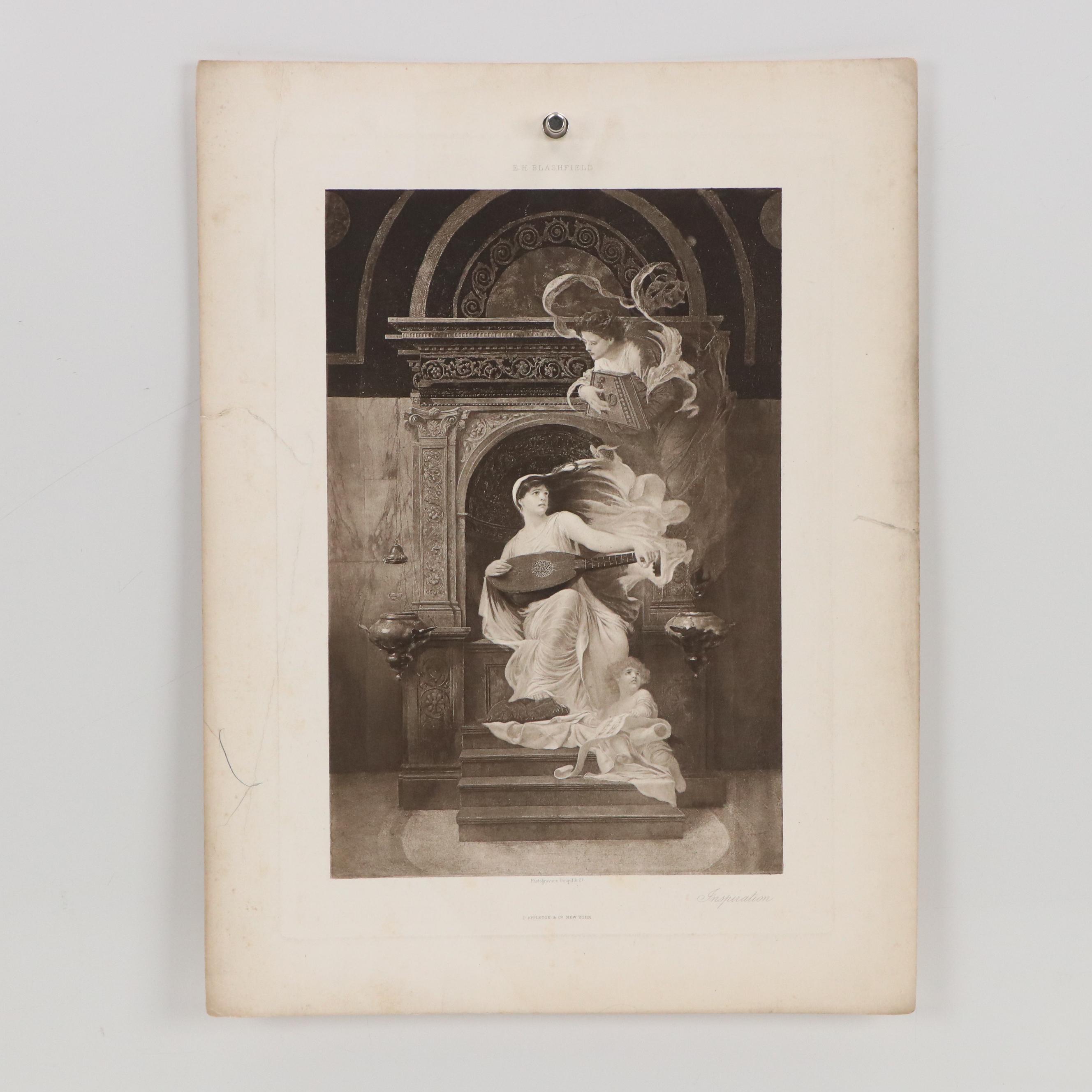 Lot of Photogravures After Various Artists, Late 19th or 20th Century