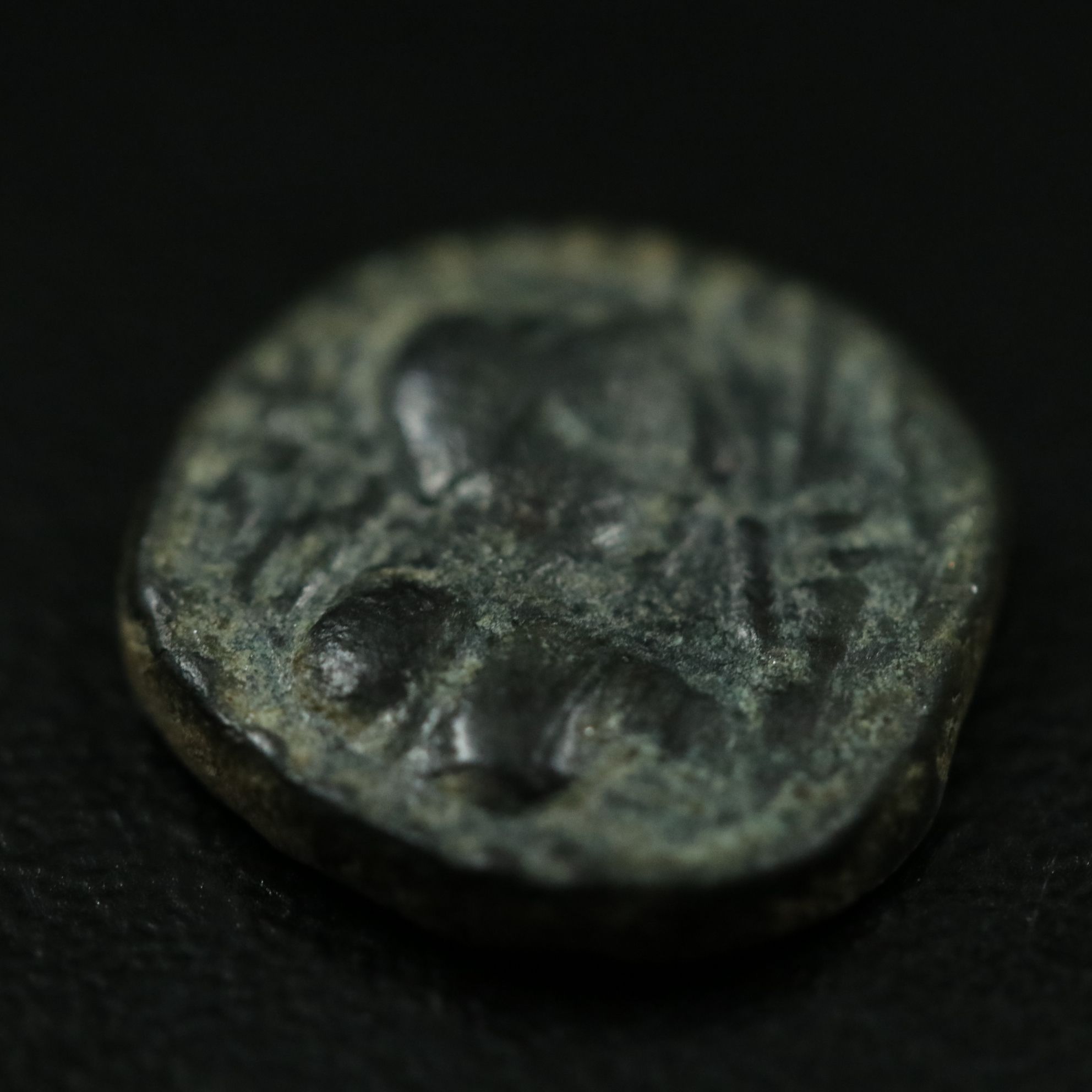 Ancient Kushan Empire Æ Drachm Coin of Soter Megas, ca. 55 A.D.