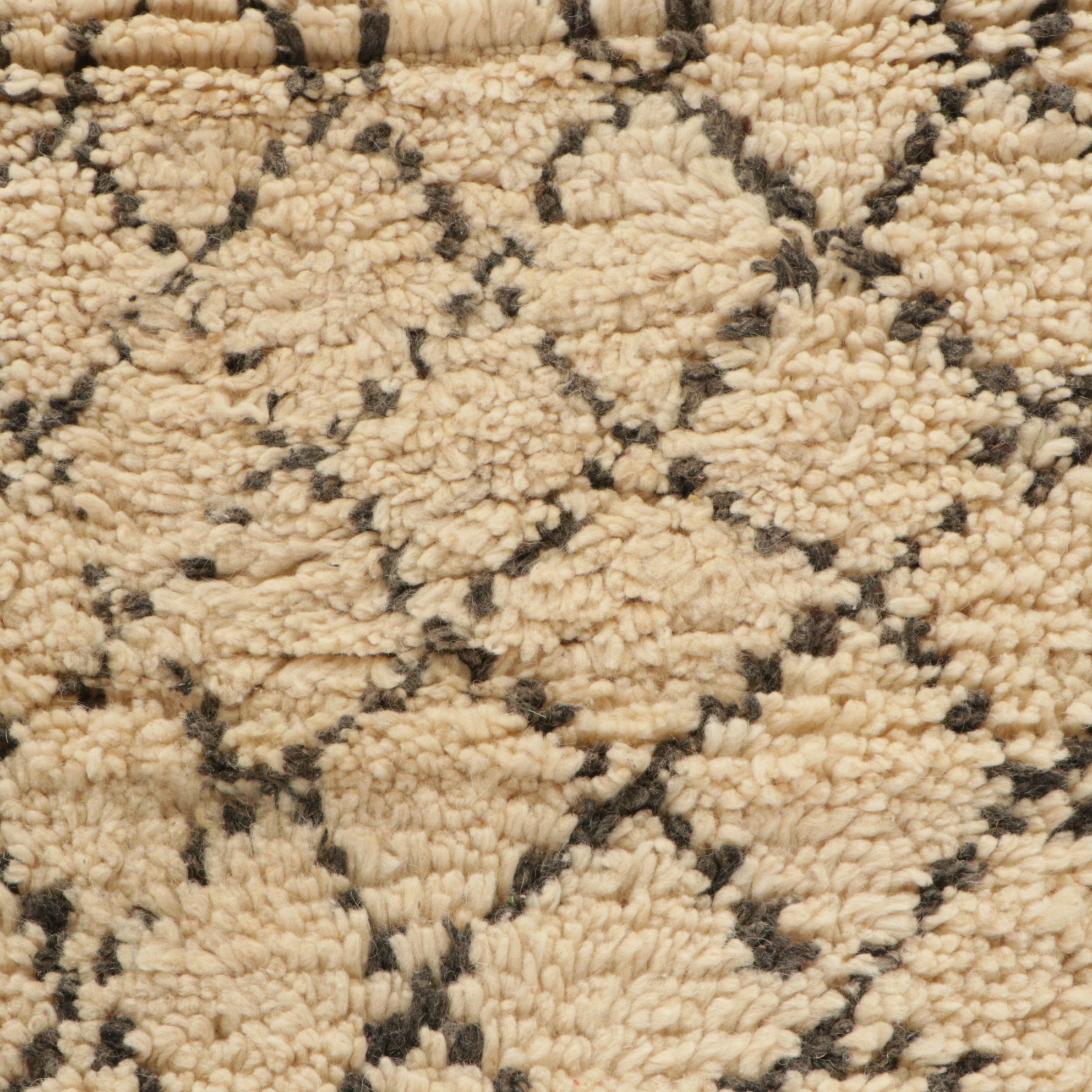 Four Hand-Knotted Moroccan Berber Accent Rugs