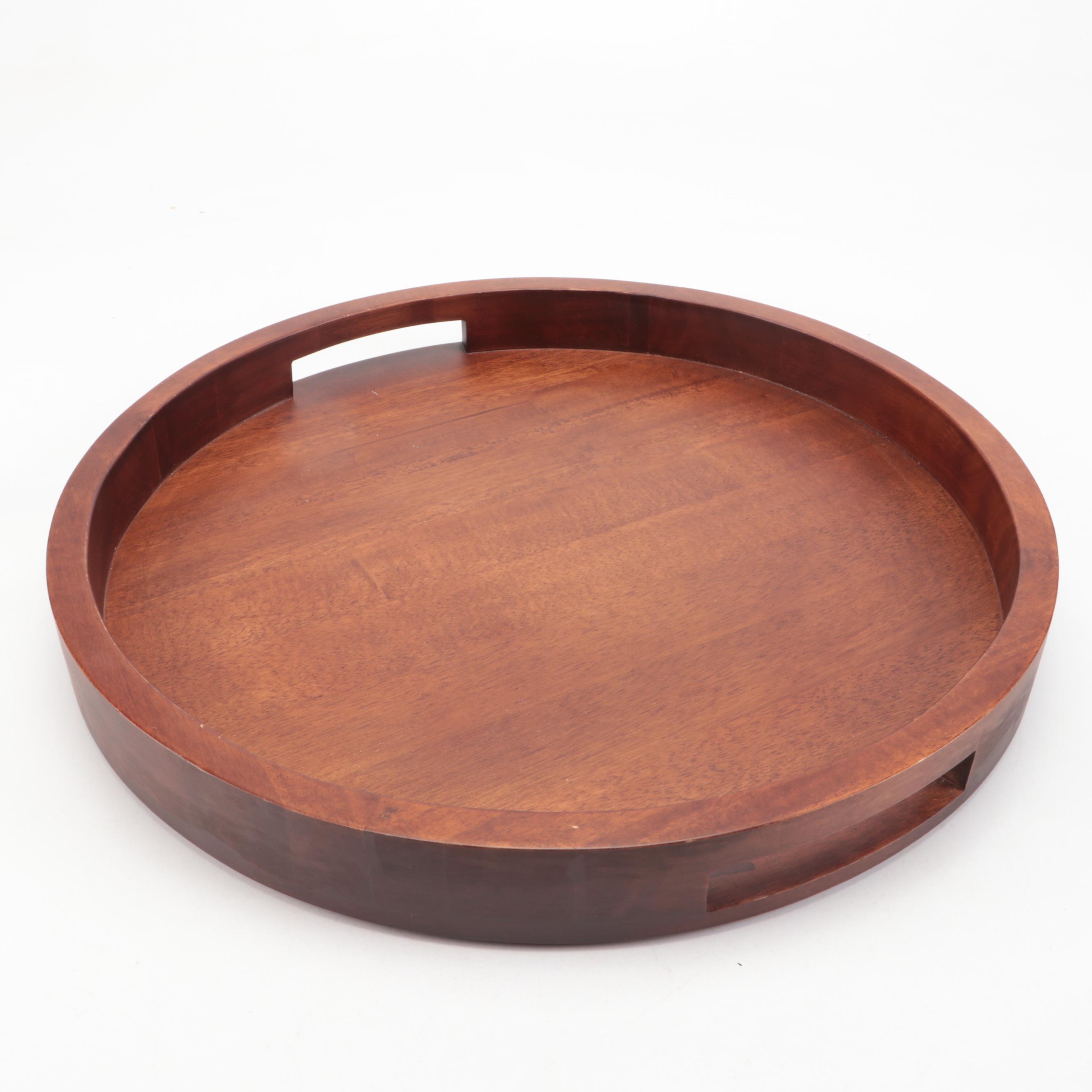 Murusing Painted Wood Bowls, Pier 1 Wood Tray, and More Table Accessories