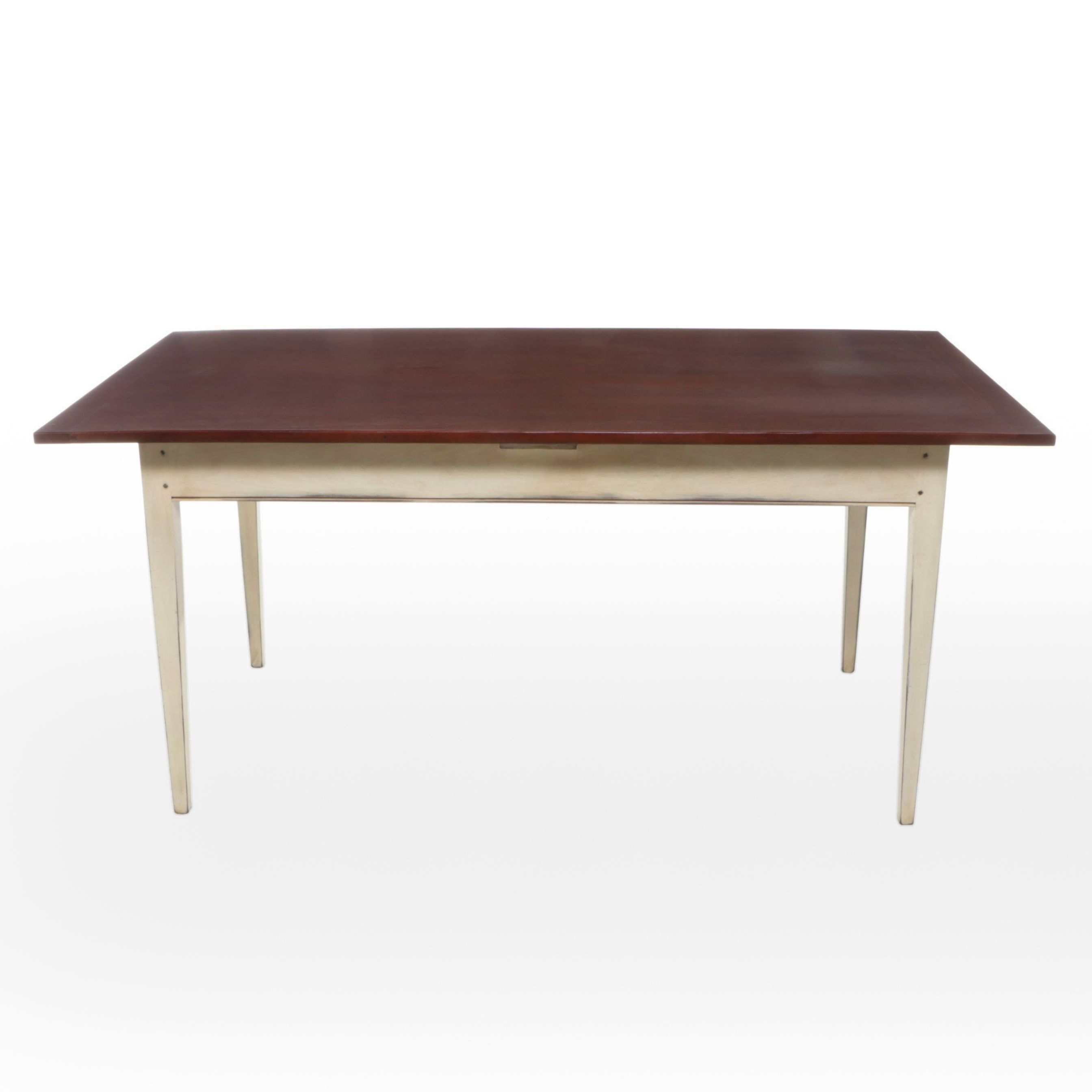 Primitive Style Parcel-Painted Wood Dining Table