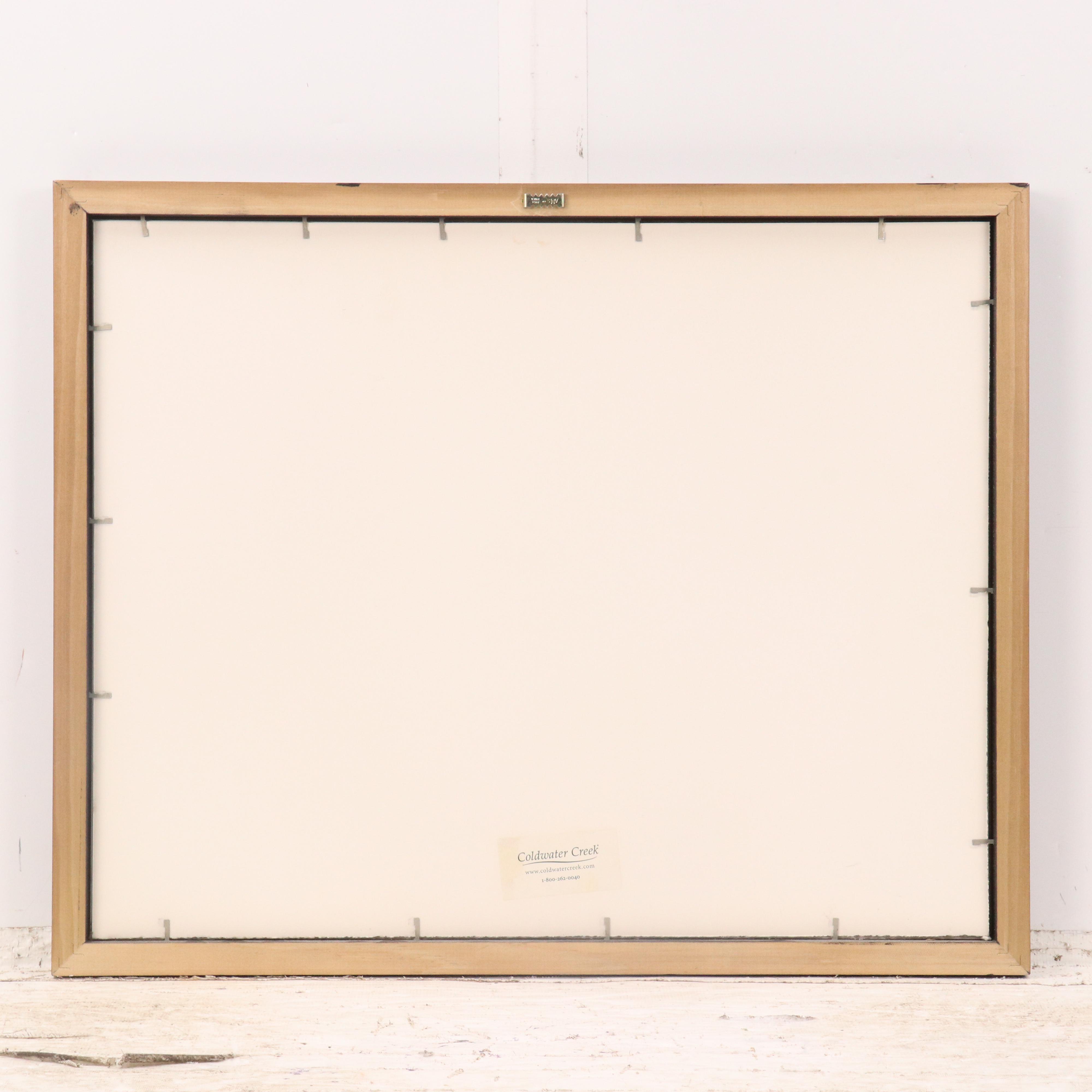 Chromogenic Print of D.C. Japanese Garden Rock Wall, Azaleas & Ferns