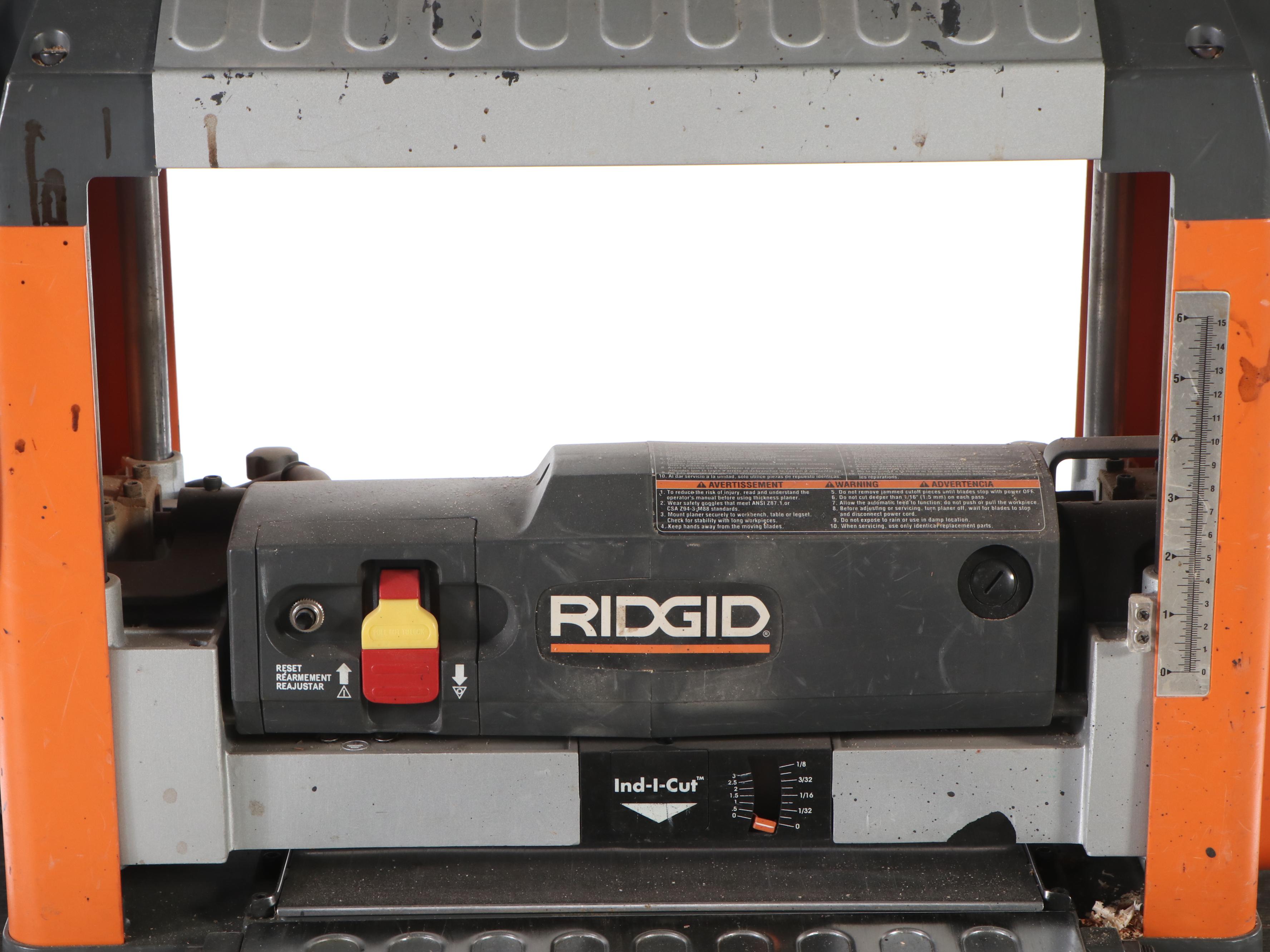 RIDGID Ind-I-Cut Planer with Stand