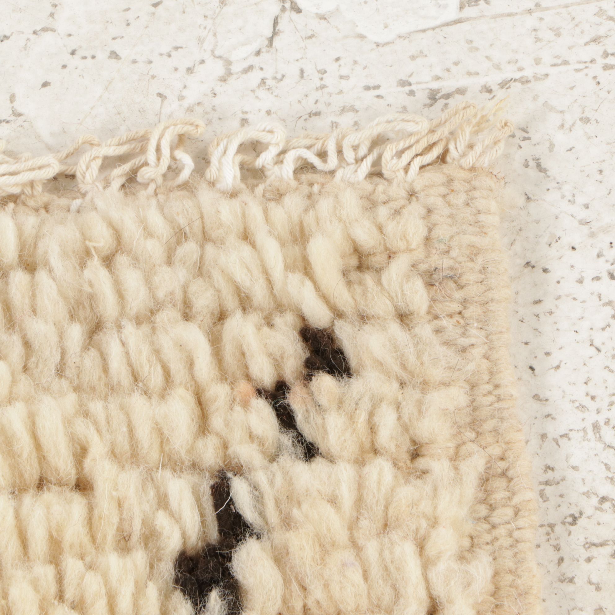 Three Hand-Knotted and Handwoven Moroccan Berber Accent Rugs