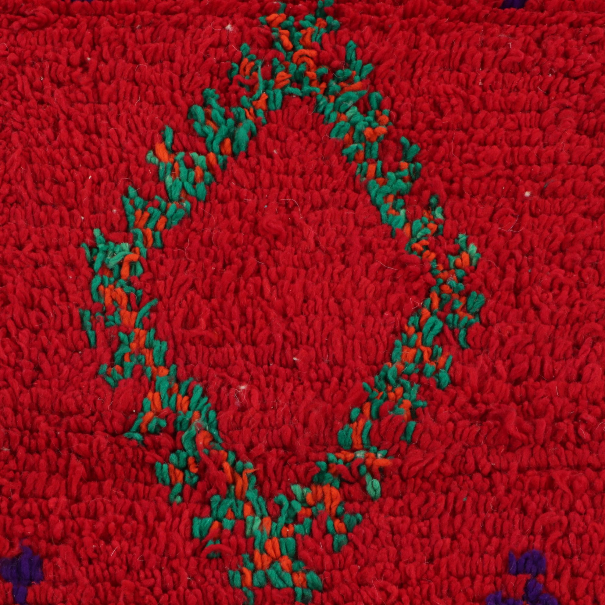 Three Hand-Knotted and Handwoven Moroccan Berber Accent Rugs