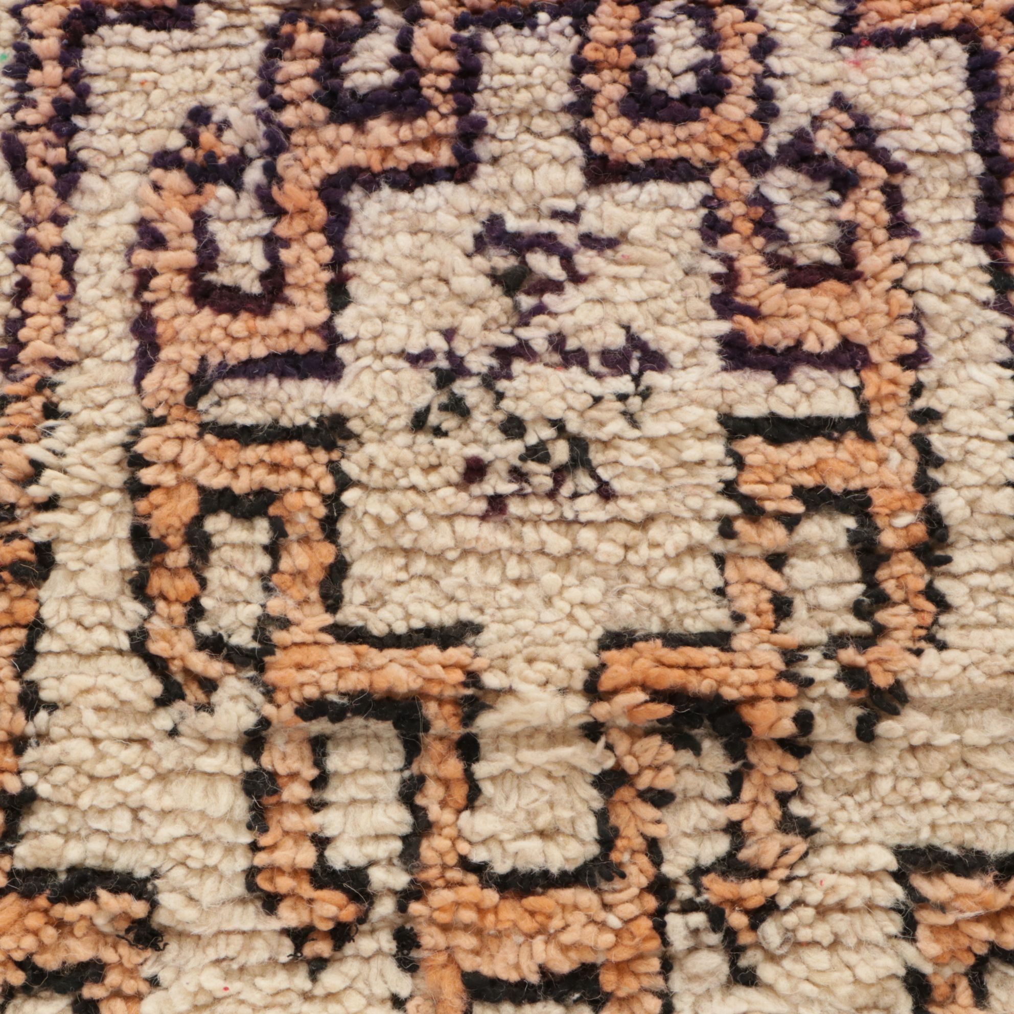 Three Hand-Knotted and Handwoven Moroccan Berber Accent Rugs