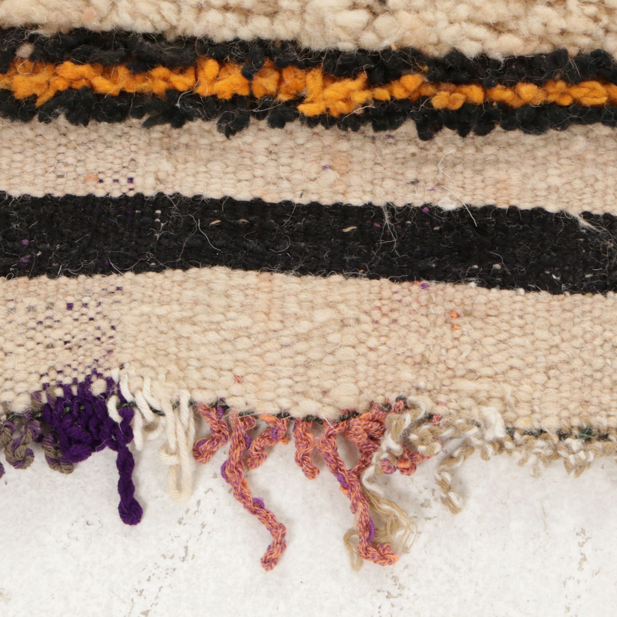 Three Hand-Knotted and Handwoven Moroccan Berber Accent Rugs