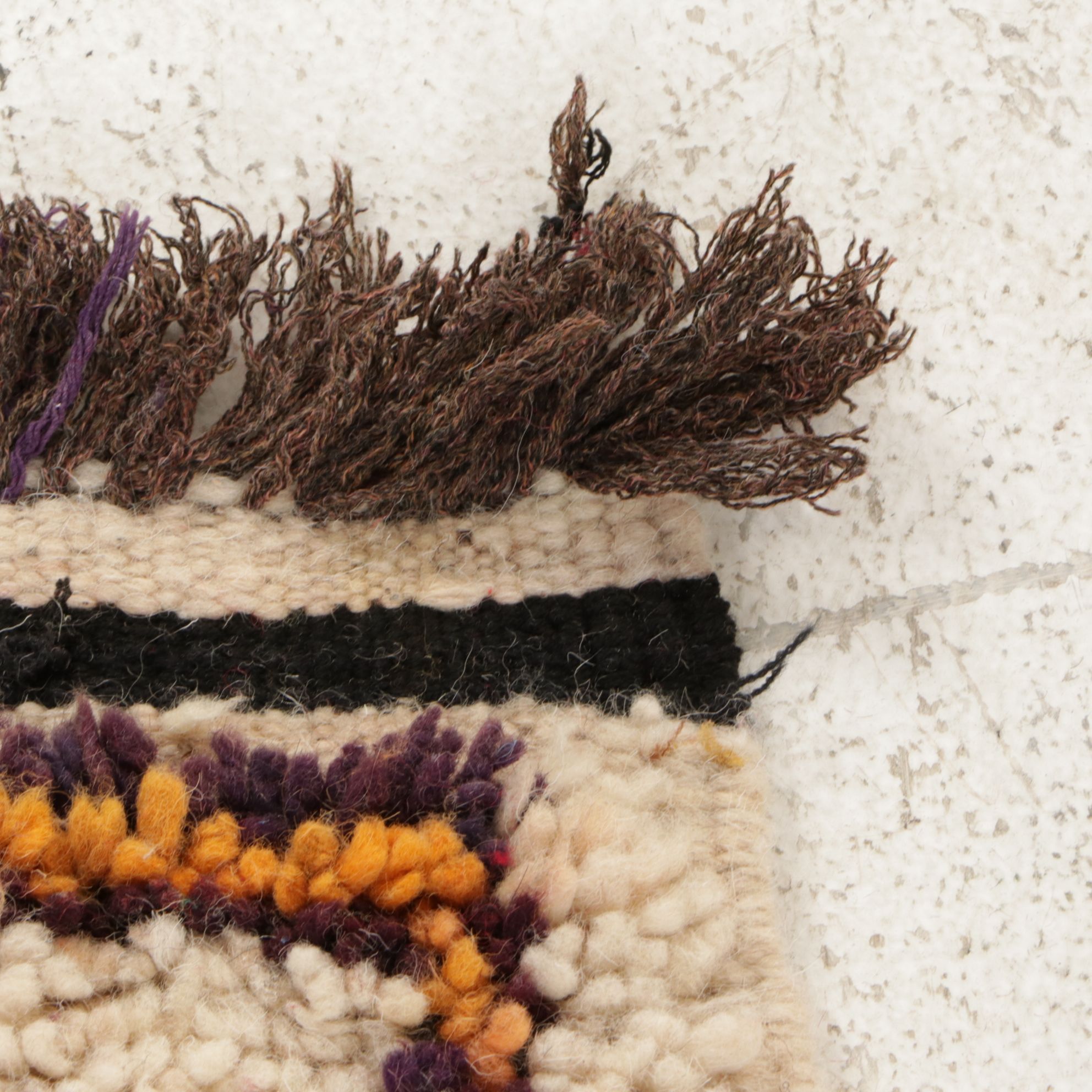 Three Hand-Knotted and Handwoven Moroccan Berber Accent Rugs