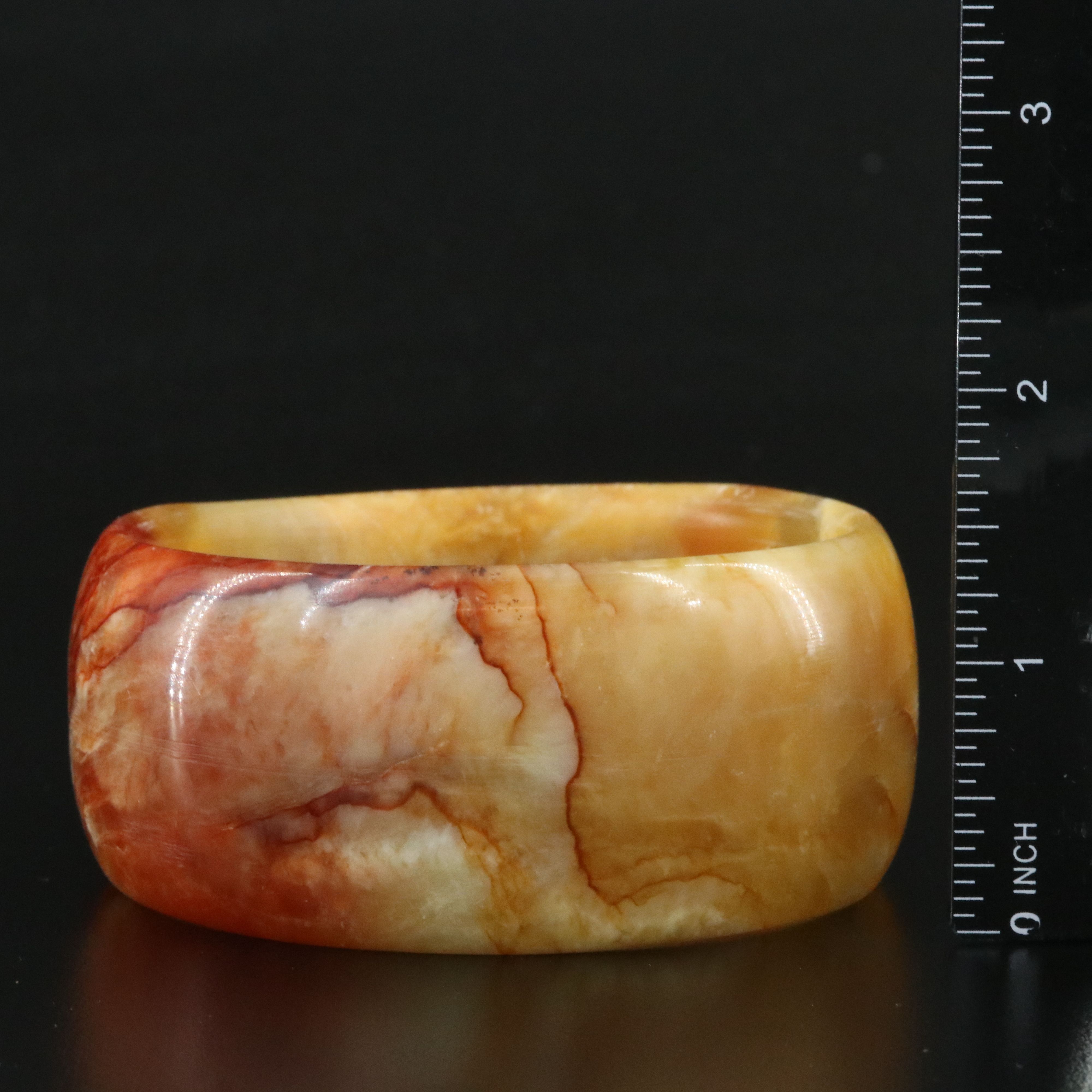 Hololith Calcite Bangle Bracelet