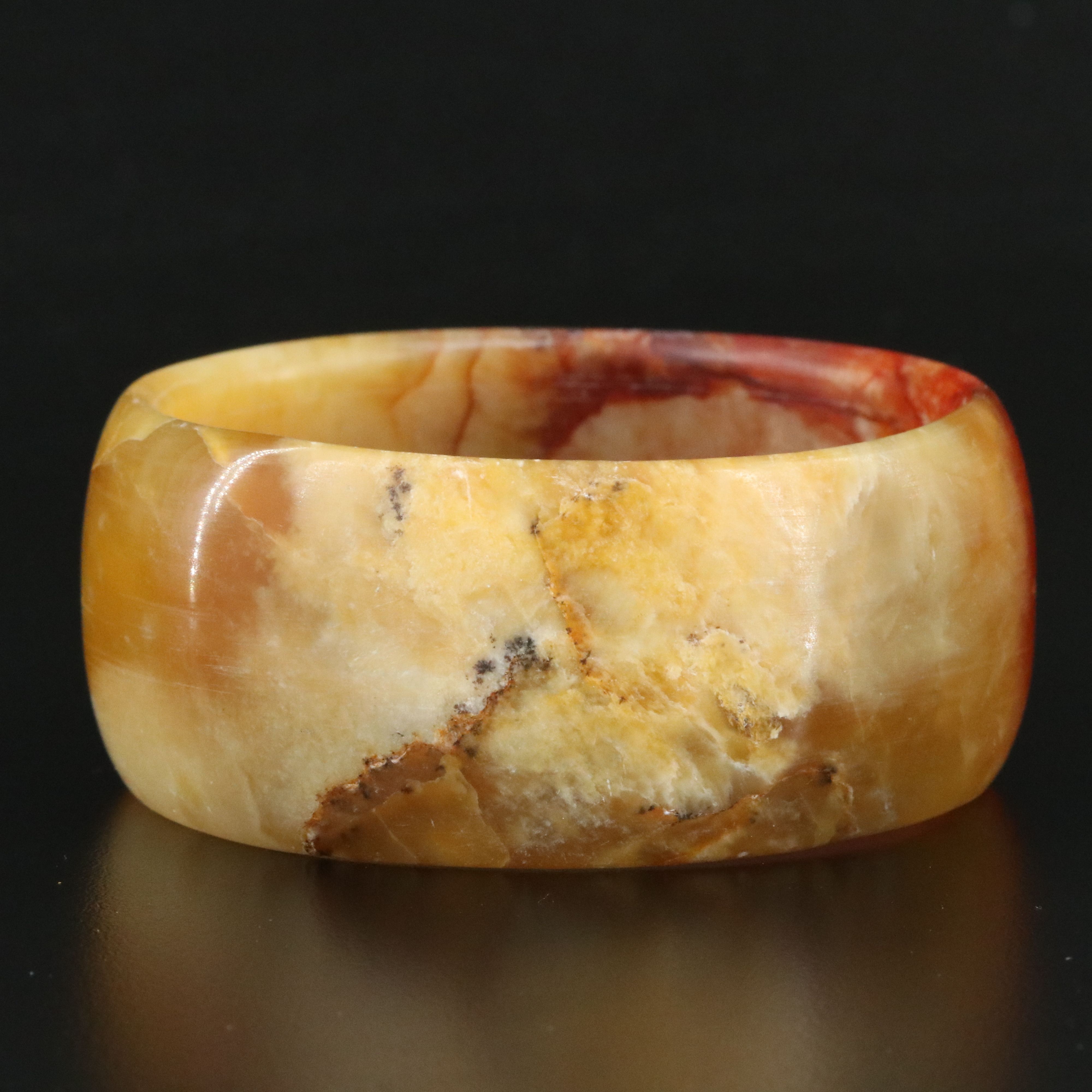 Hololith Calcite Bangle Bracelet