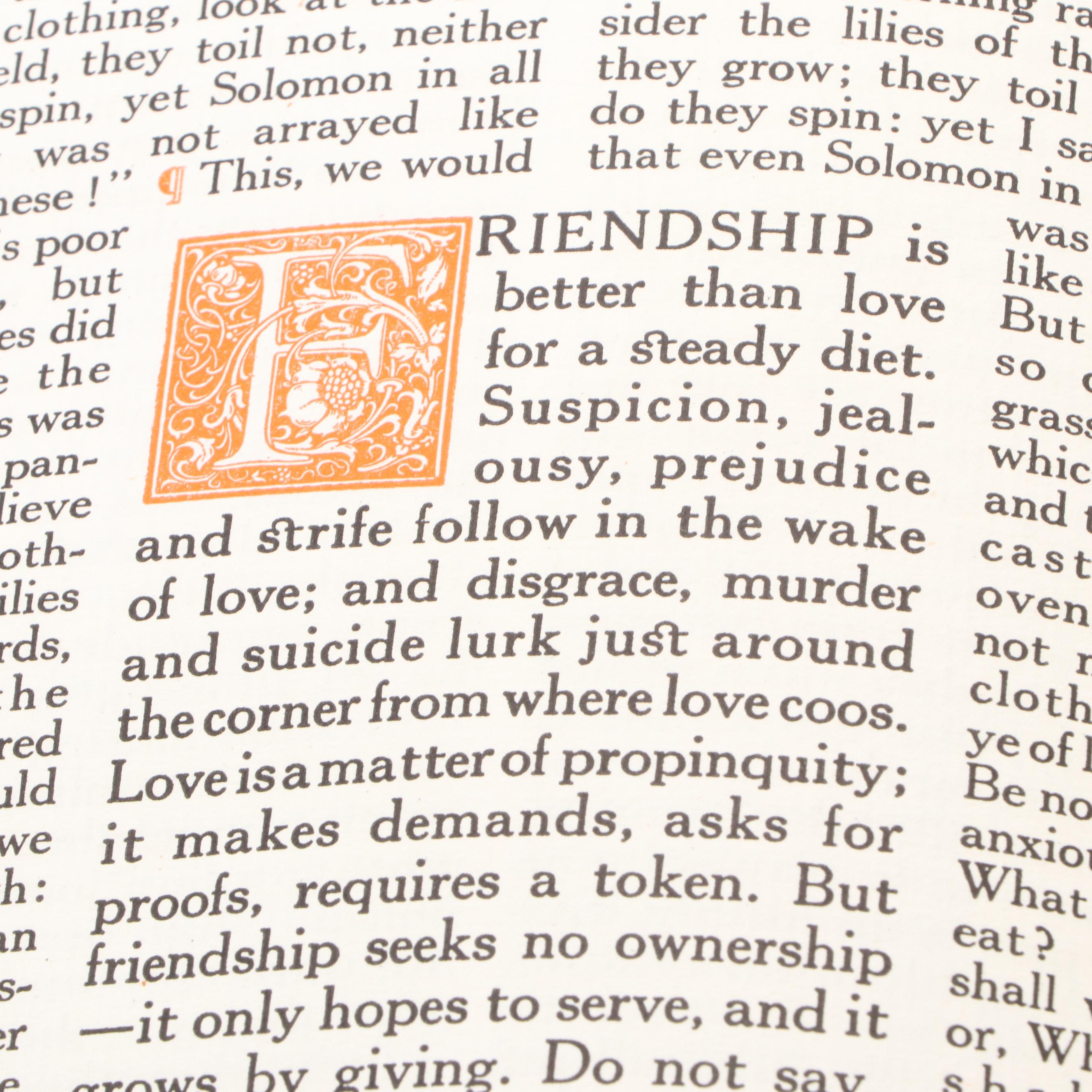 The Roycrofters Leather Bound "The Liberators" by Elbert Hubbard, 1915