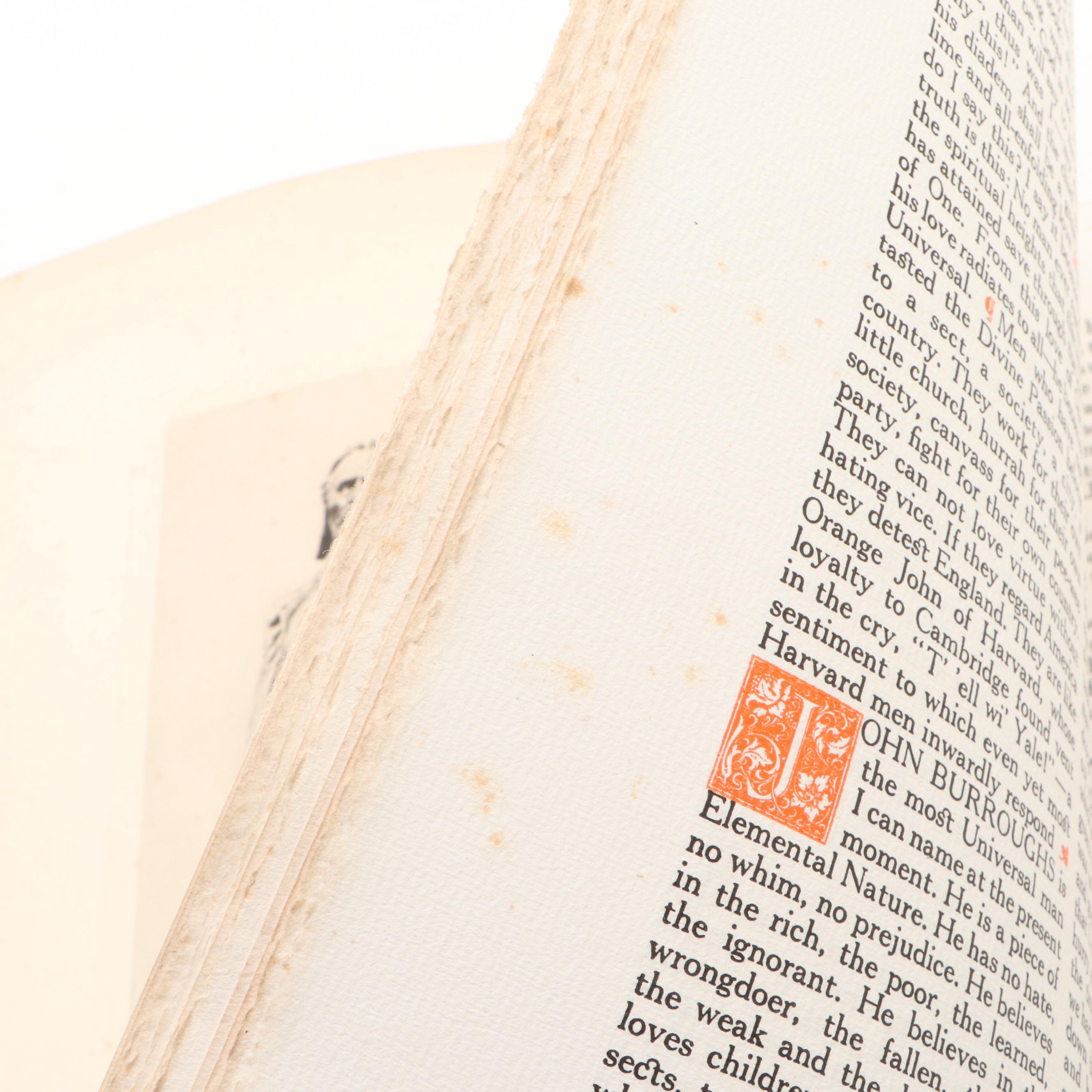 The Roycrofters Leather Bound "The Liberators" by Elbert Hubbard, 1915