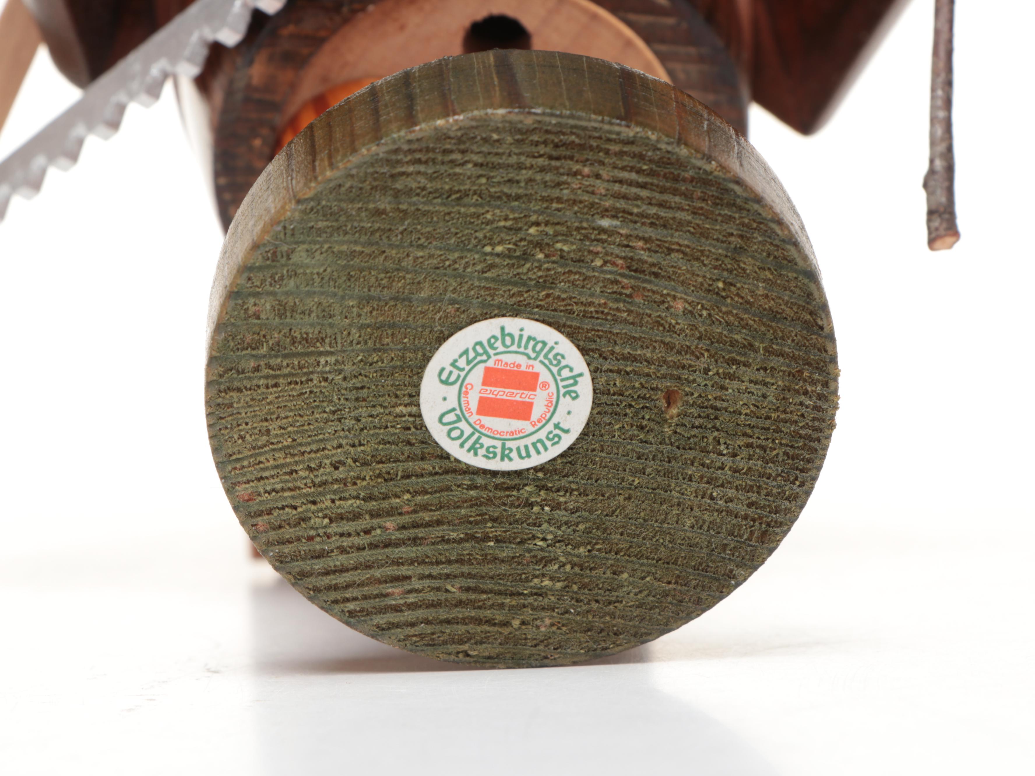 German Expertic Handcrafted Woodsman, Hunter, Butcher and Other Smoker Figures