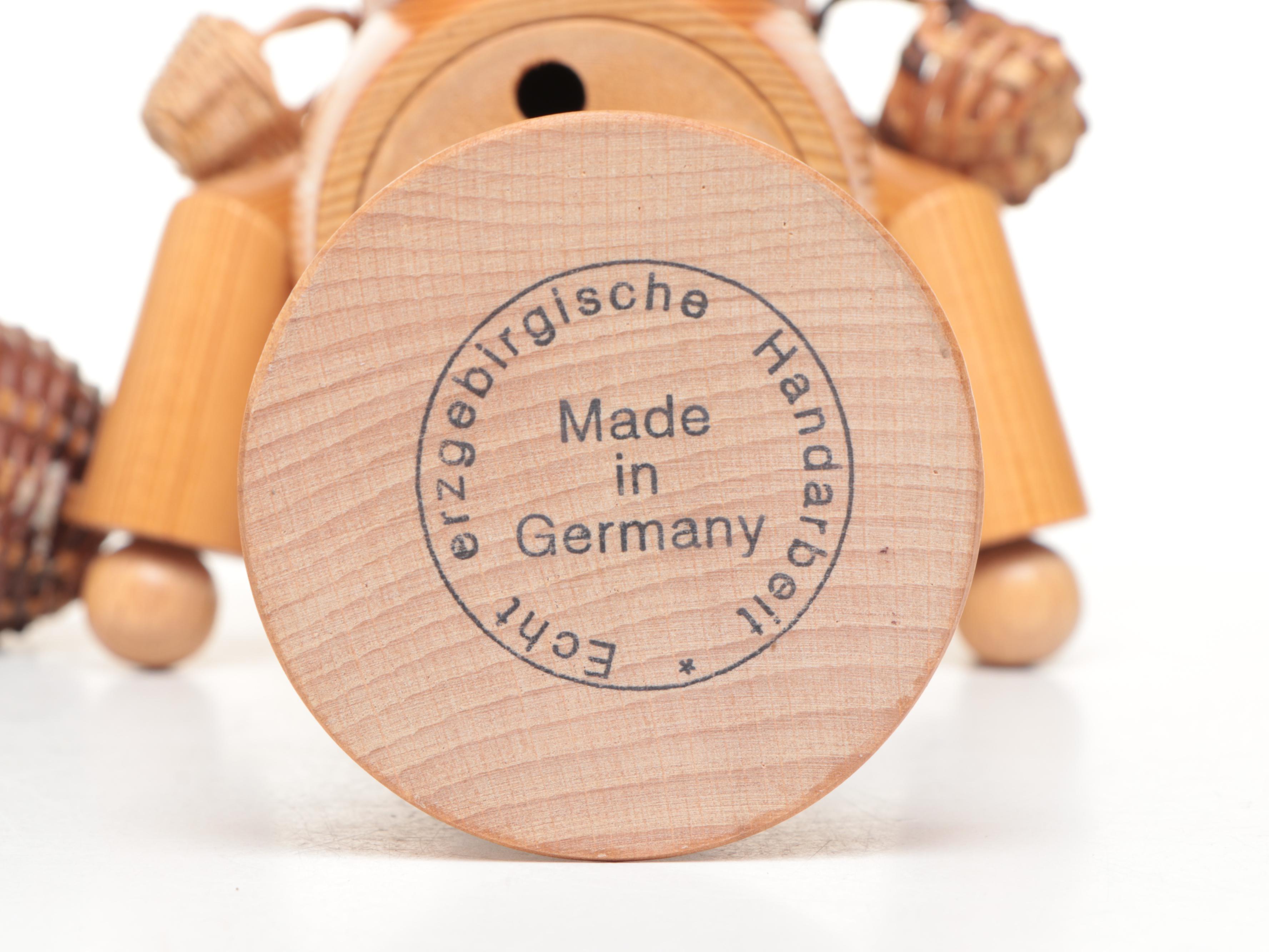 German Expertic Handcrafted Woodsman, Hunter, Butcher and Other Smoker Figures