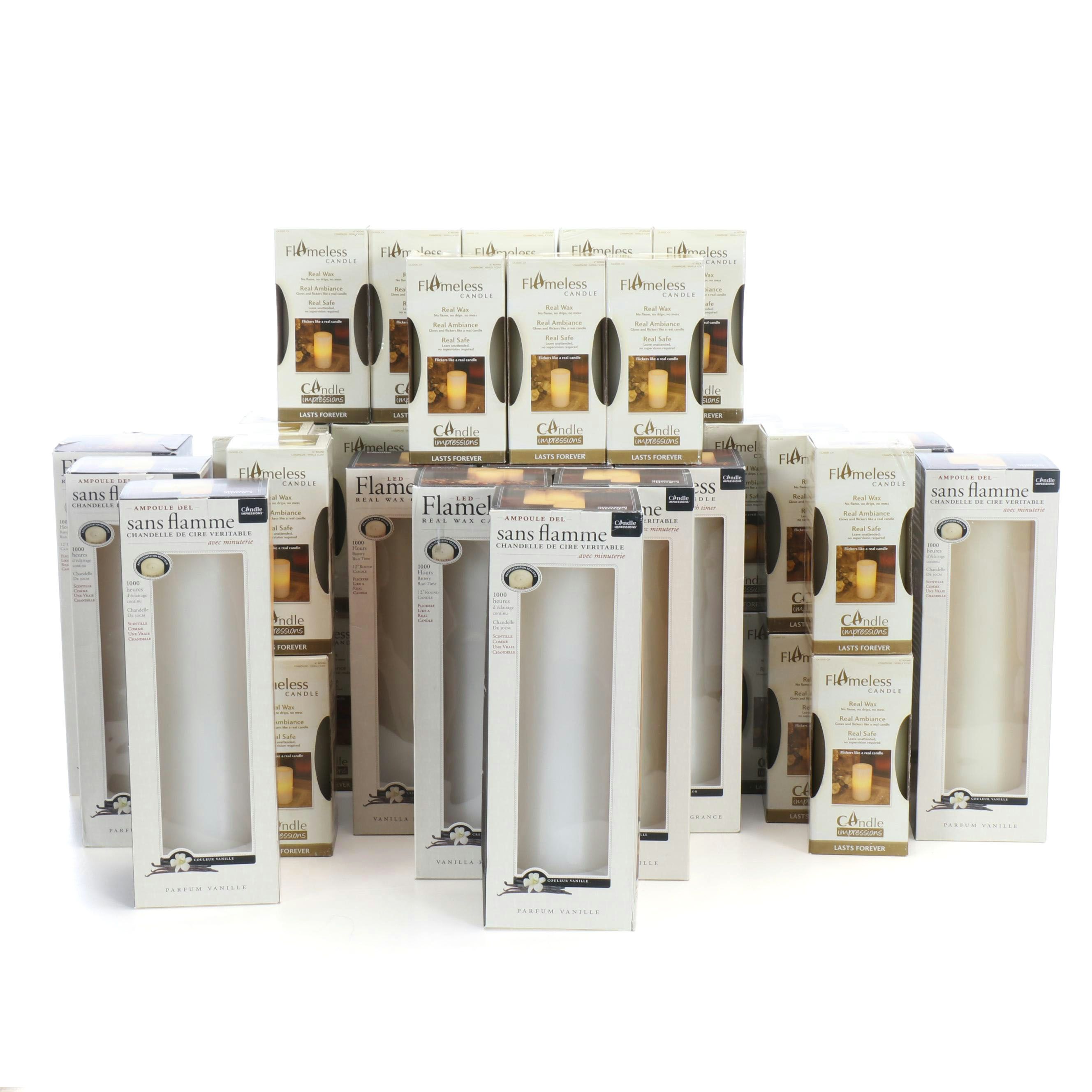 Candle Impressions Vanilla Scented and Other Flameless Candles