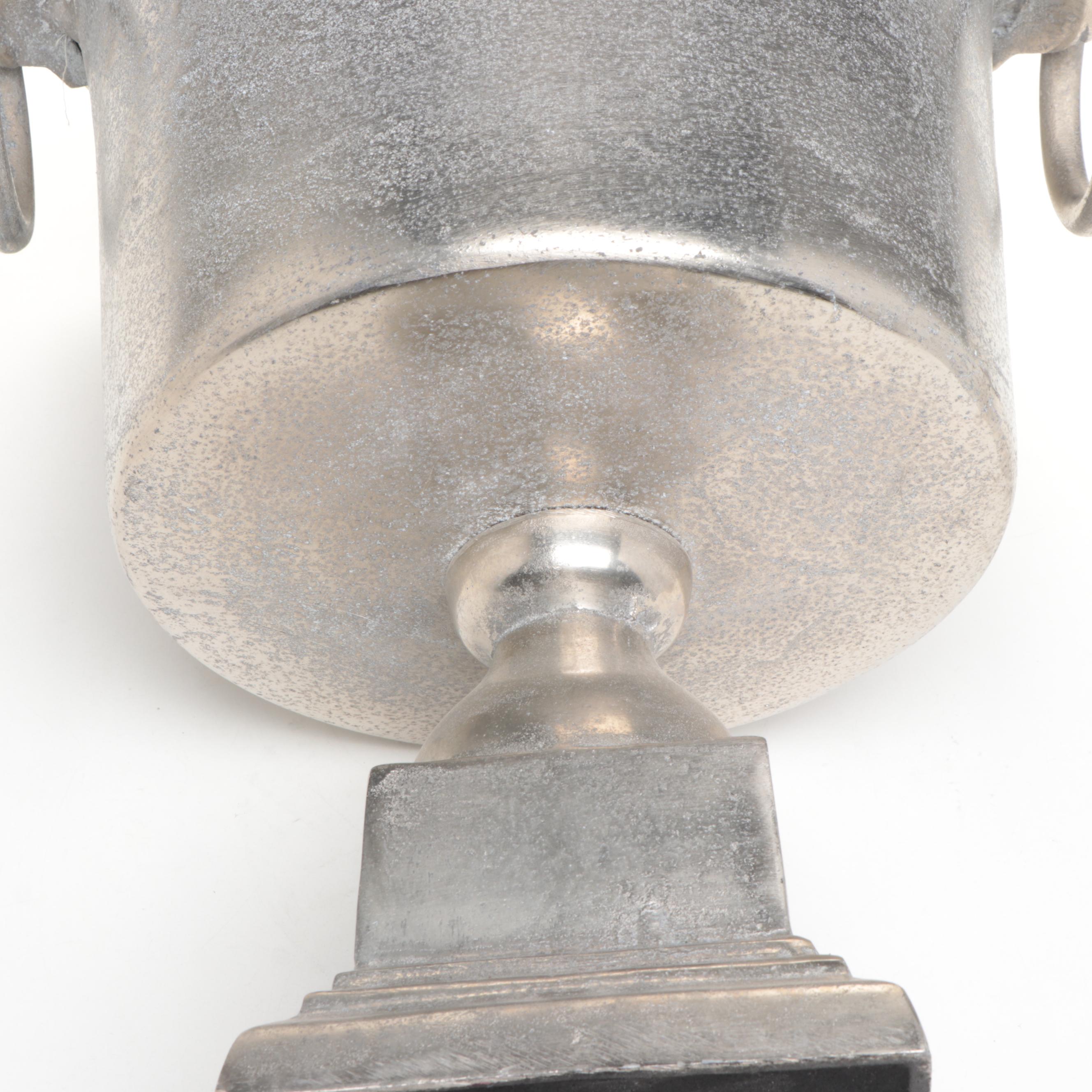 French Style Metal Urn Footed Champagne Ice Bucket