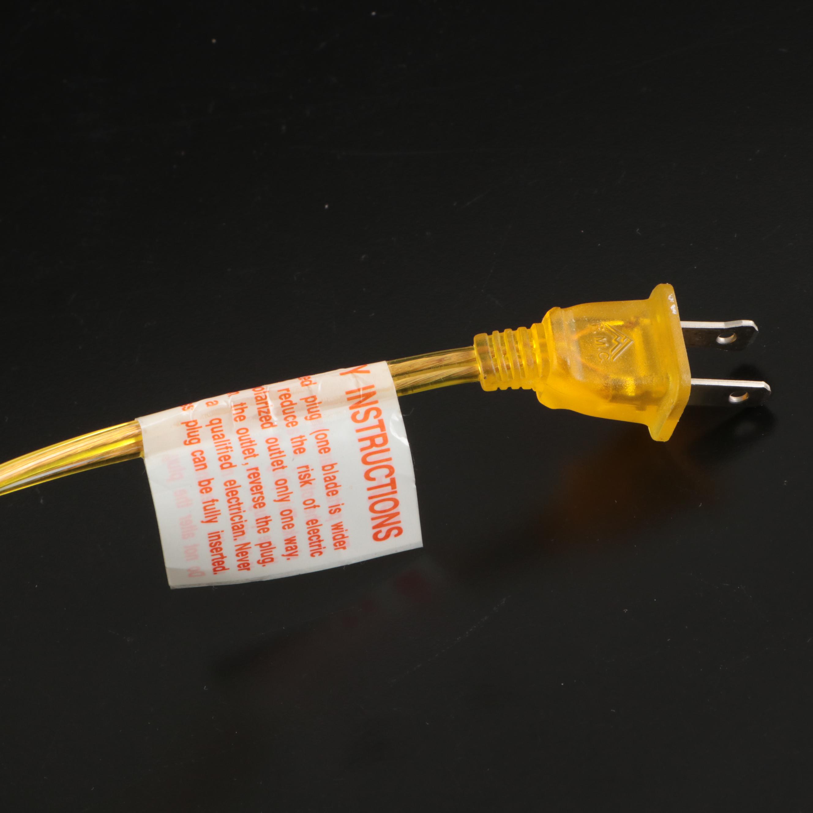 Campaign Style Mirror Panel Table Lamp with Square Pyramid Cotton Shade