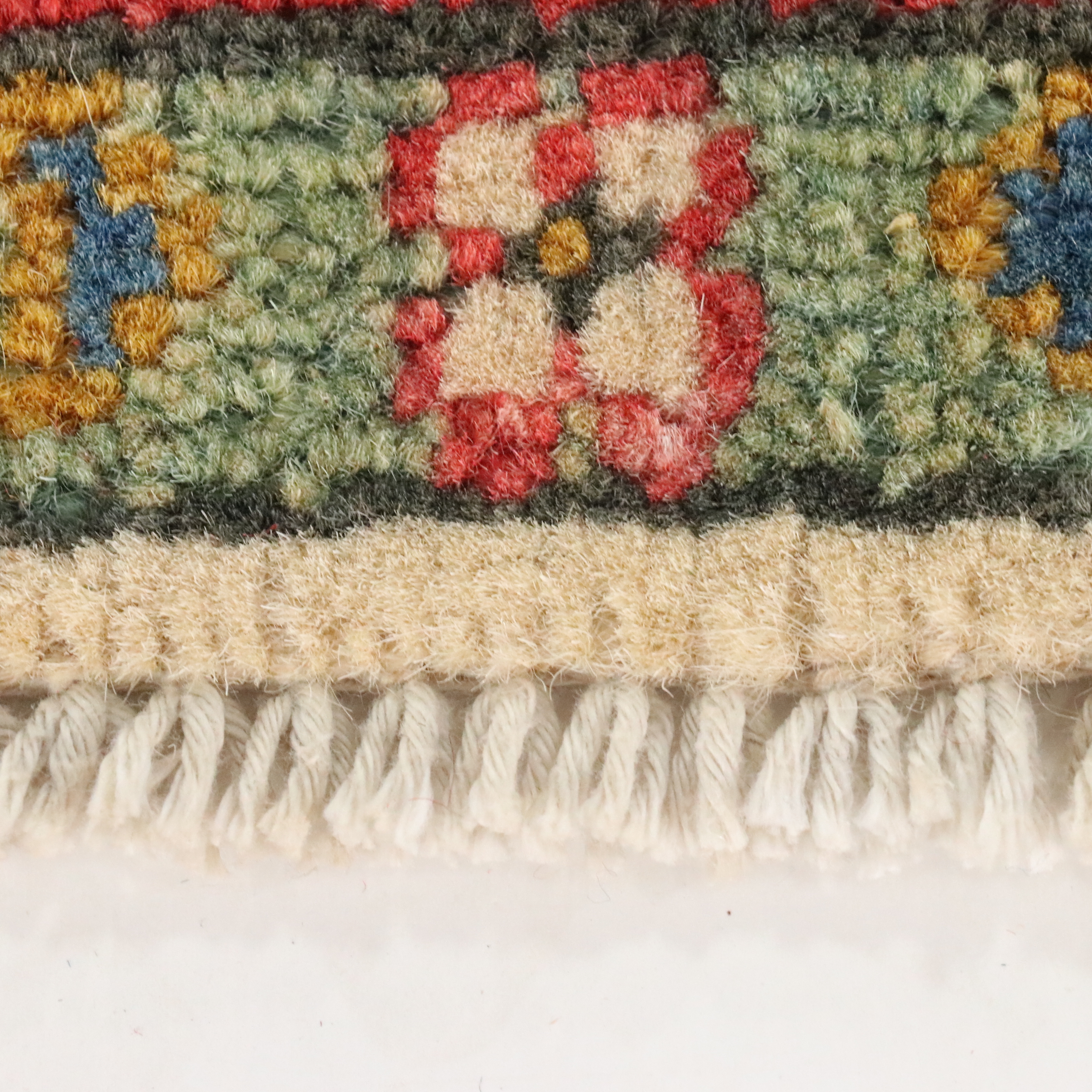 2' x 3'1 Hand-Knotted Afghan Kazak Accent Rug