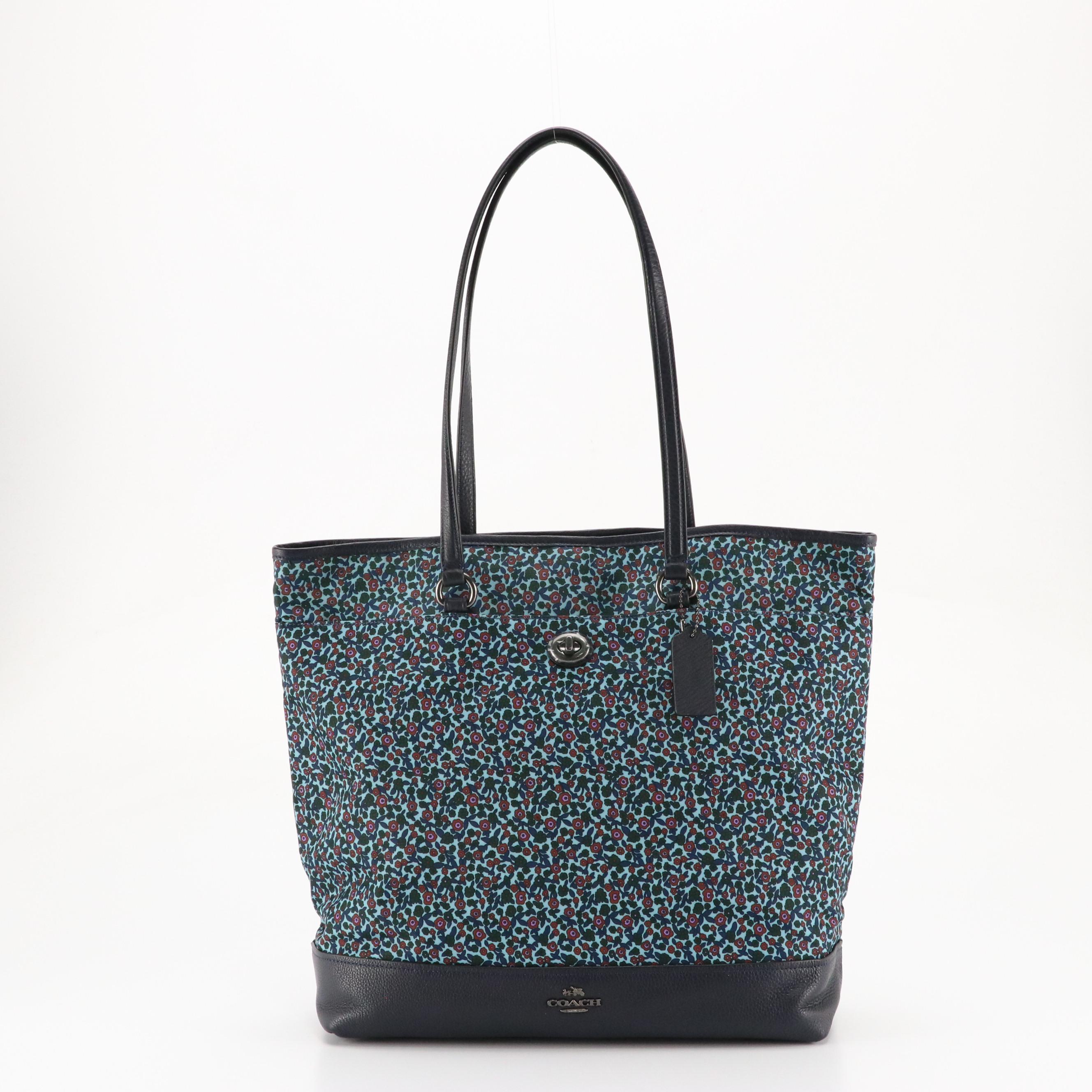 Coach Penelope Signature Canvas Shoulder Bag and Cornflower Ranch Floral Tote