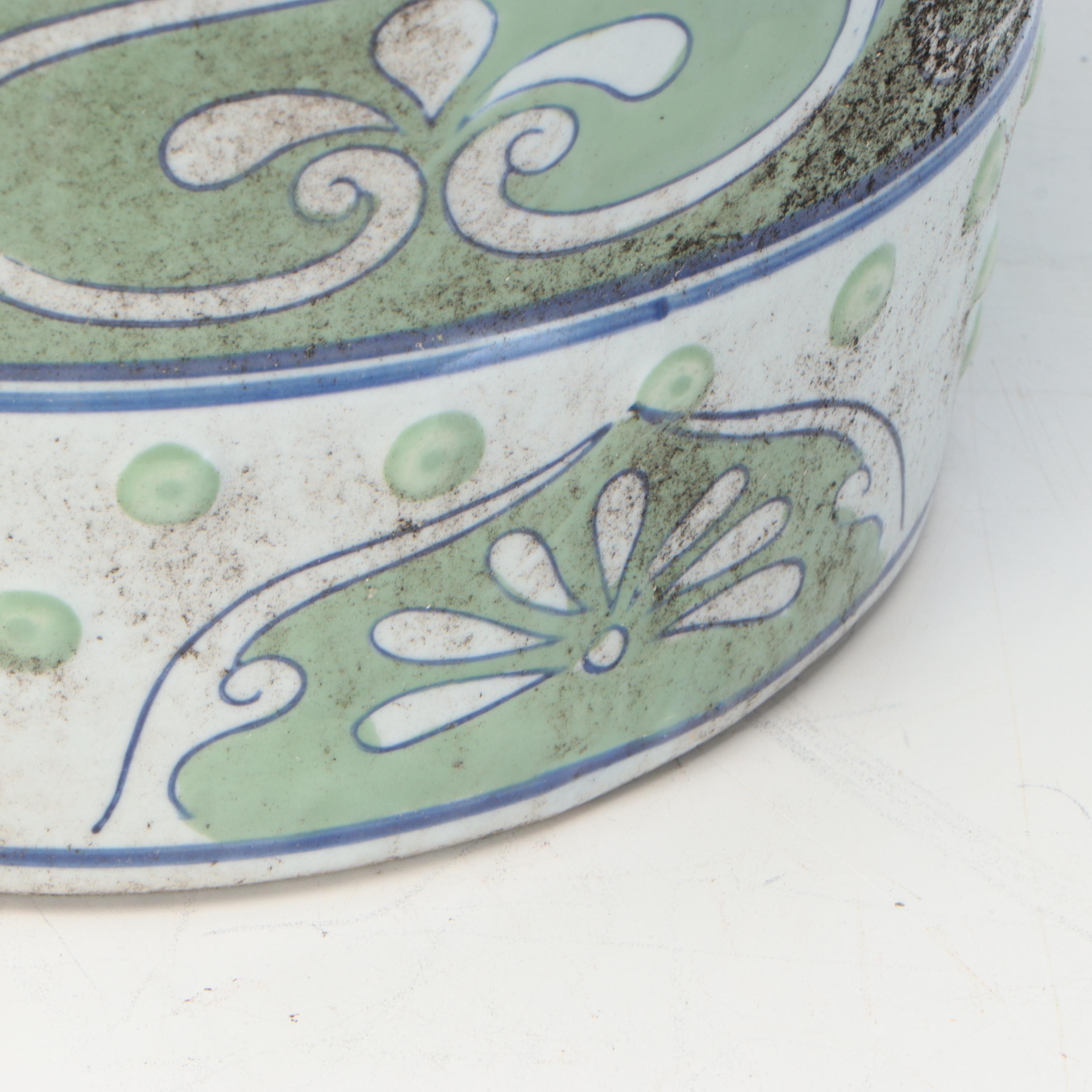 Chinese Hand-Decorated Ceramic Garden Stool