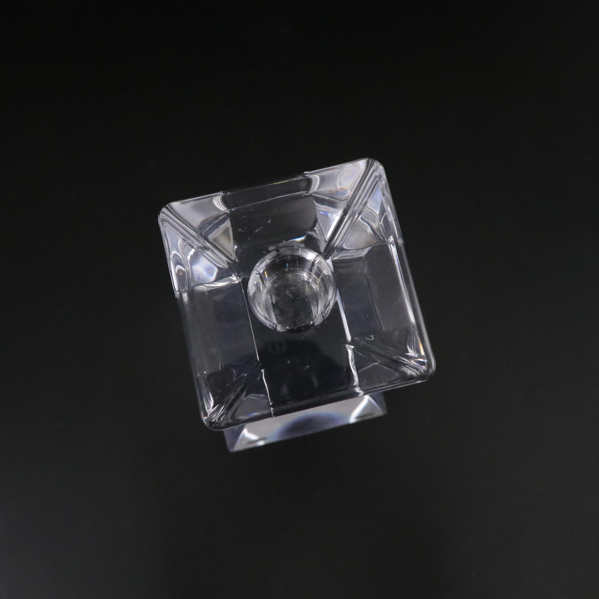 Cristal de Sèvres Crystal Vase and Candlestick