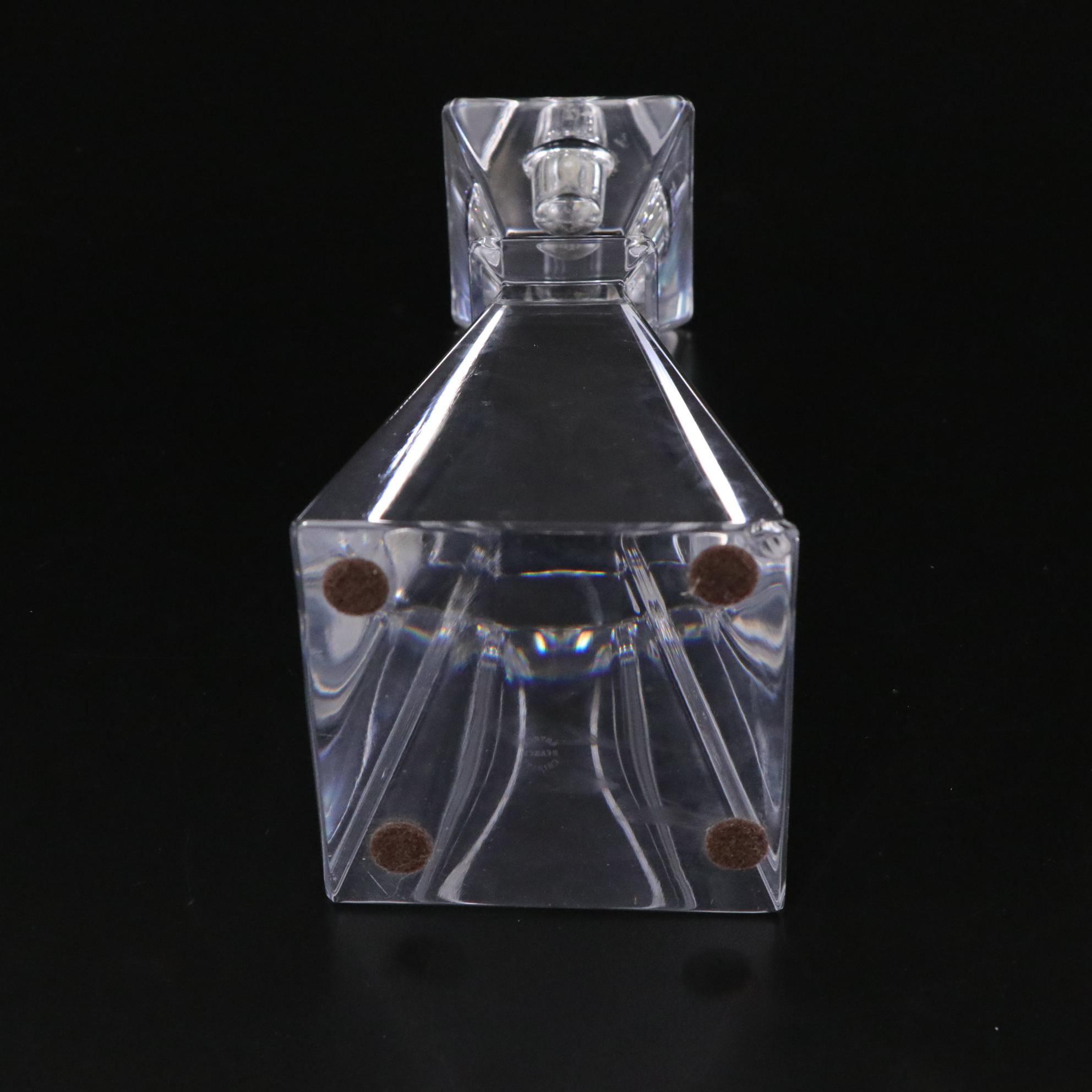 Cristal de Sèvres Crystal Vase and Candlestick