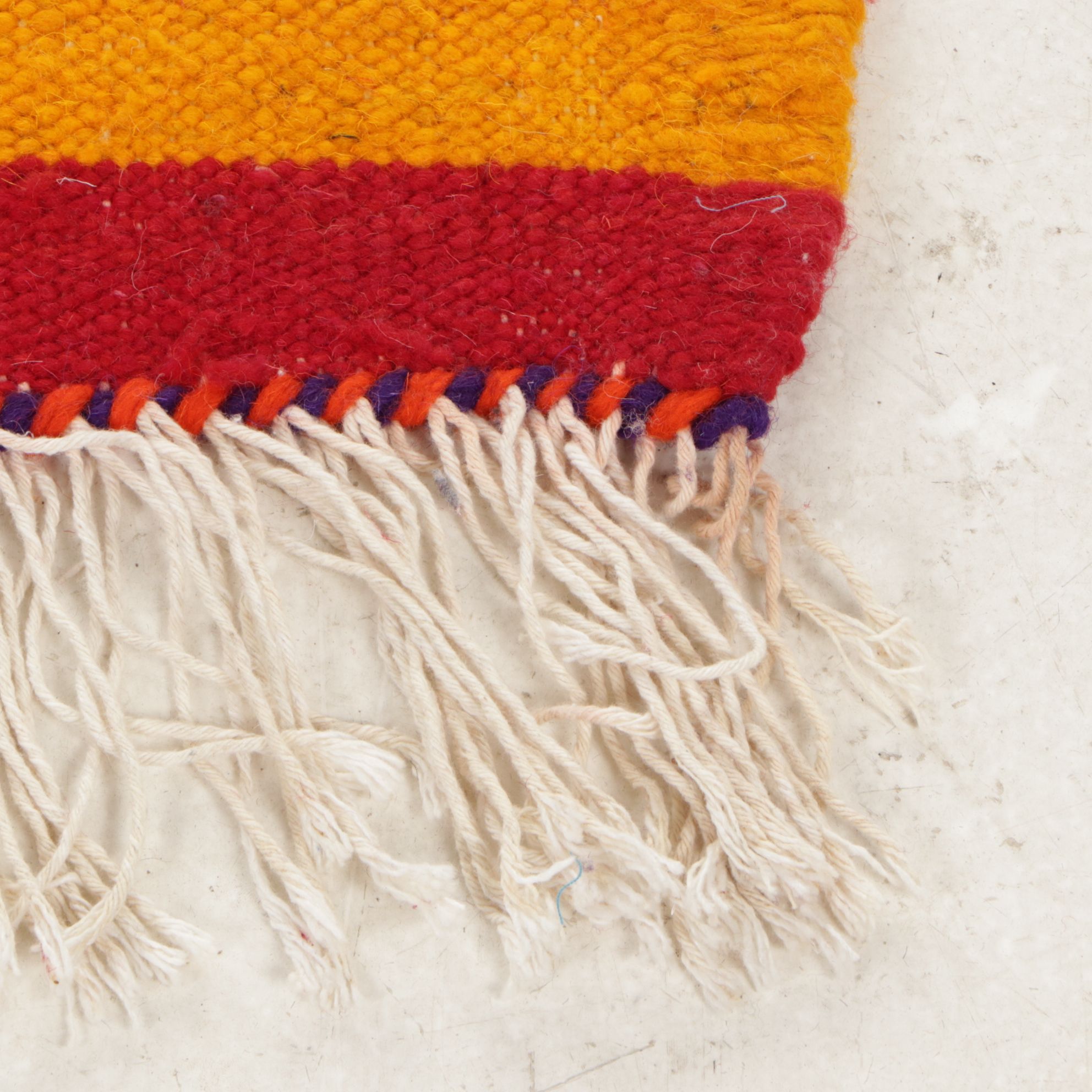 Three Hand-Knotted and Handwoven Moroccan Berber Accent Rugs