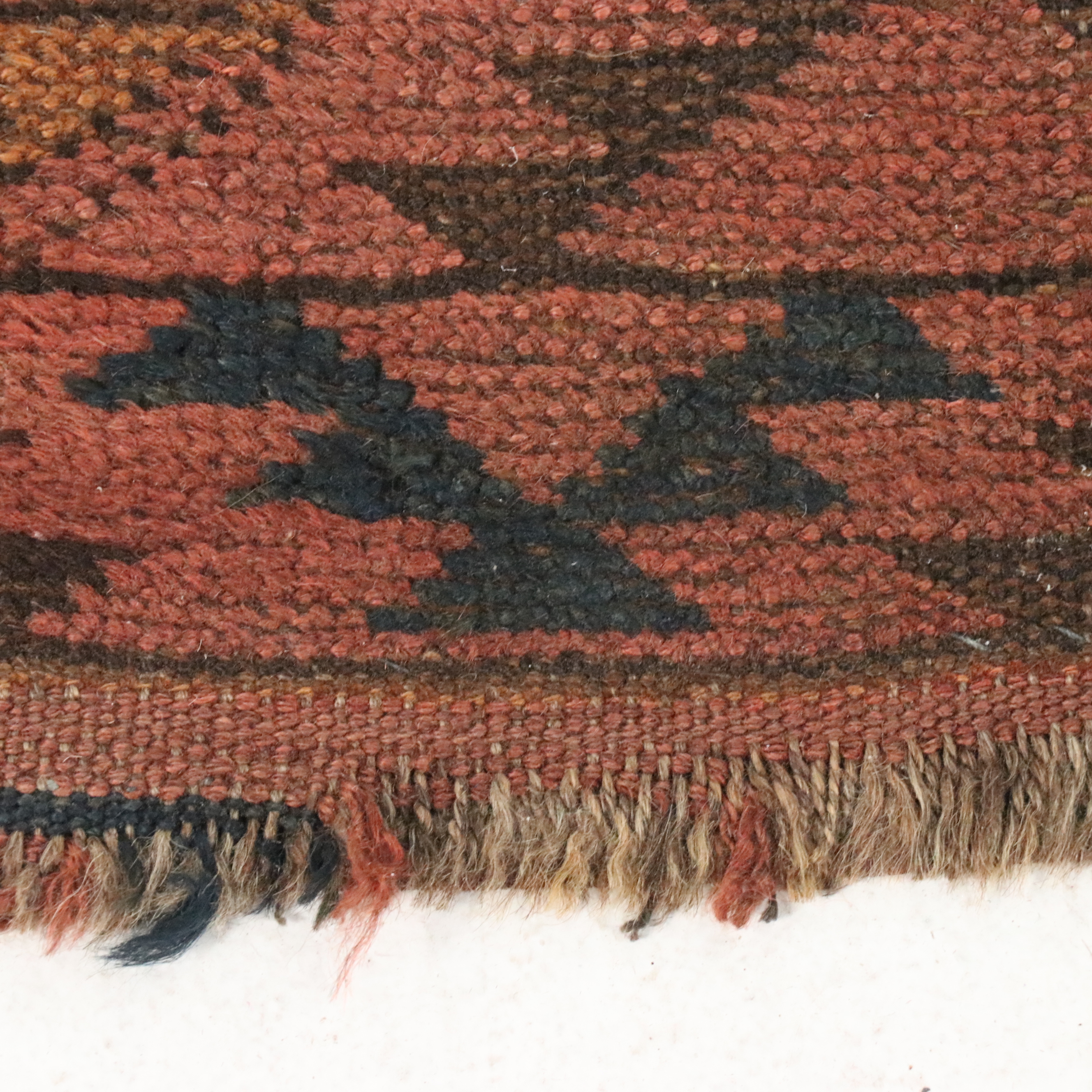 7'7 x 11' Hand-Knotted Afghan Turkmen Area Rug