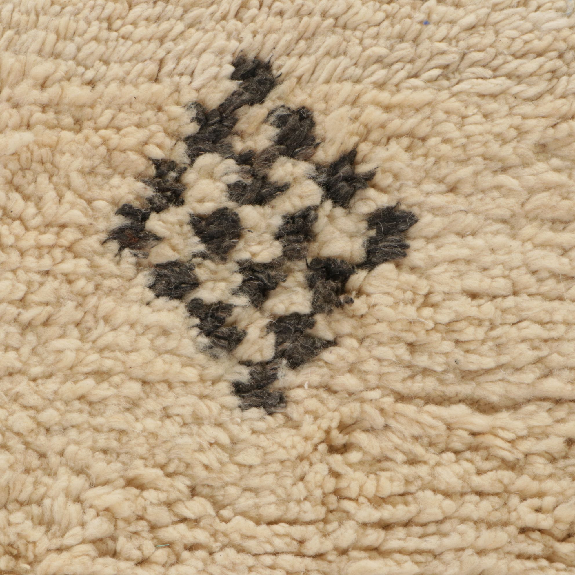 Three Hand-Knotted and Handwoven Moroccan Berber Accent Rugs