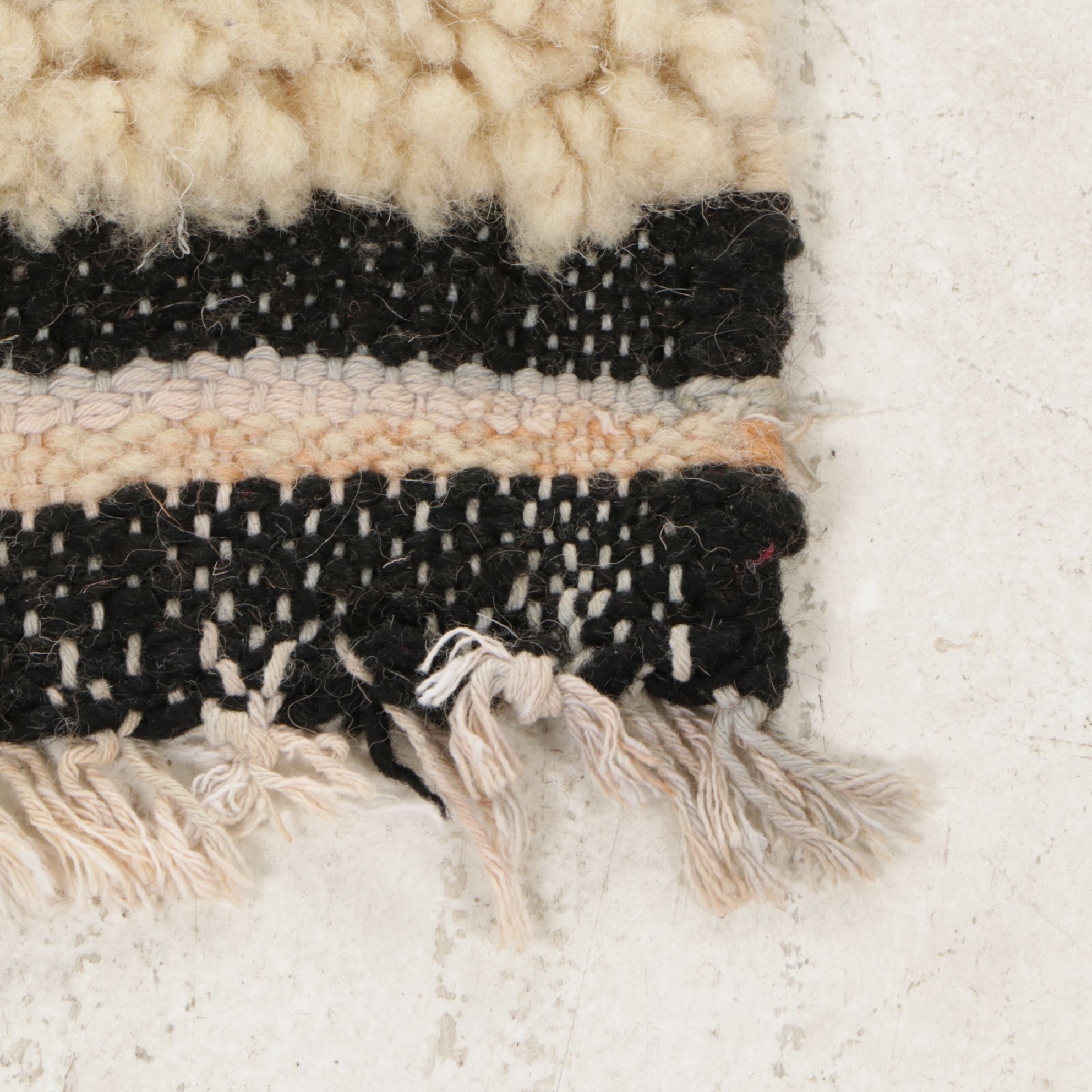 Three Hand-Knotted and Handwoven Moroccan Berber Accent Rugs