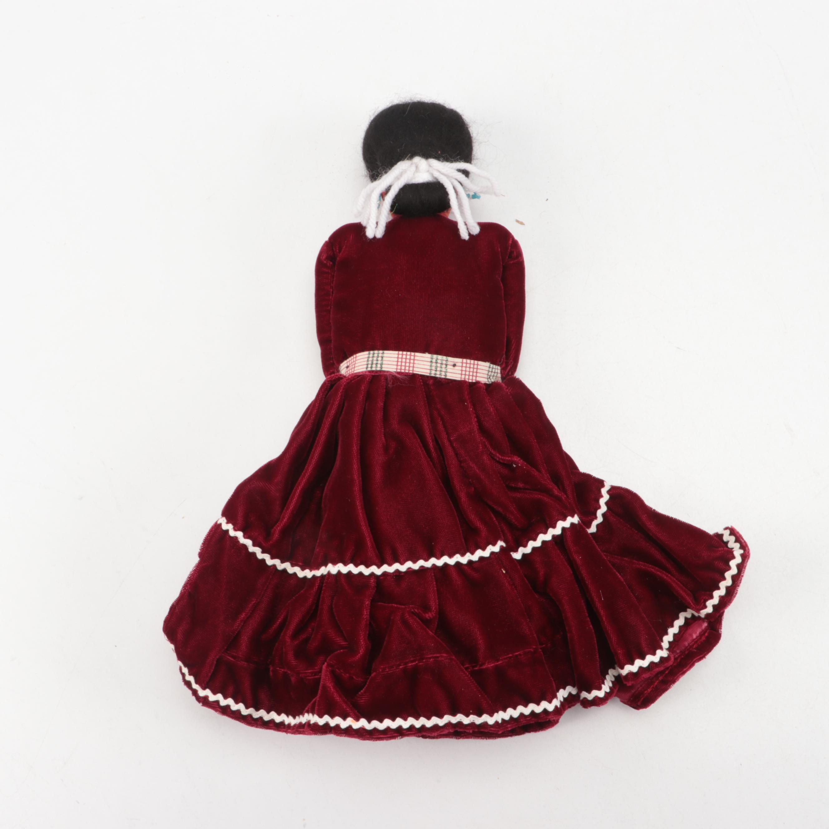 Handmade Navajo Cloth Dolls, Mid to Late 20th Century