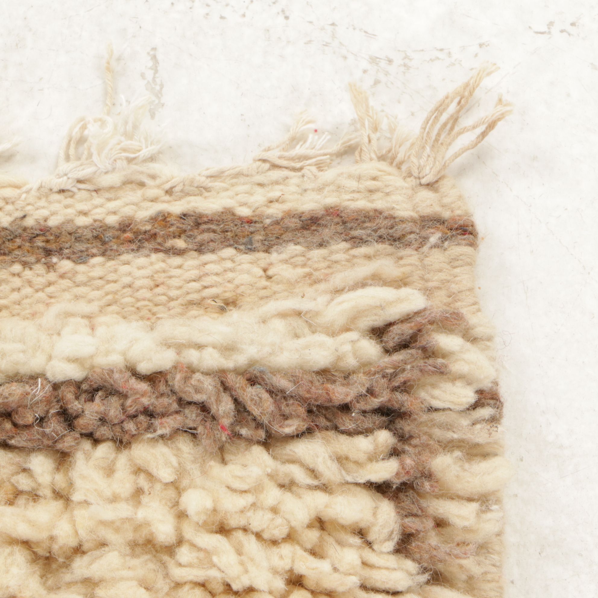 Three Hand-Knotted and Handwoven Moroccan Berber Accent Rugs