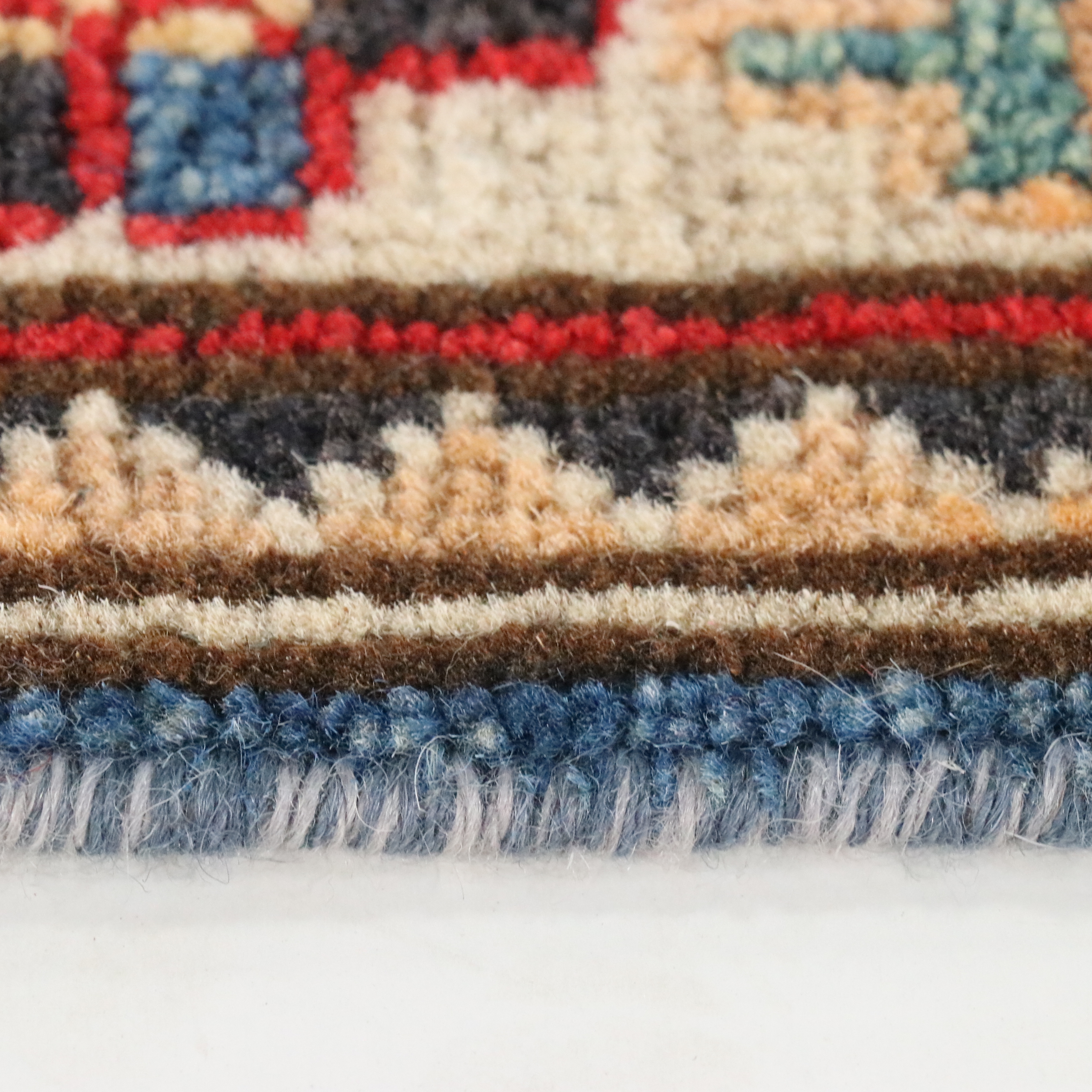 1'11 x 3'1 Hand-Knotted Afghan Kazak Accent Rug