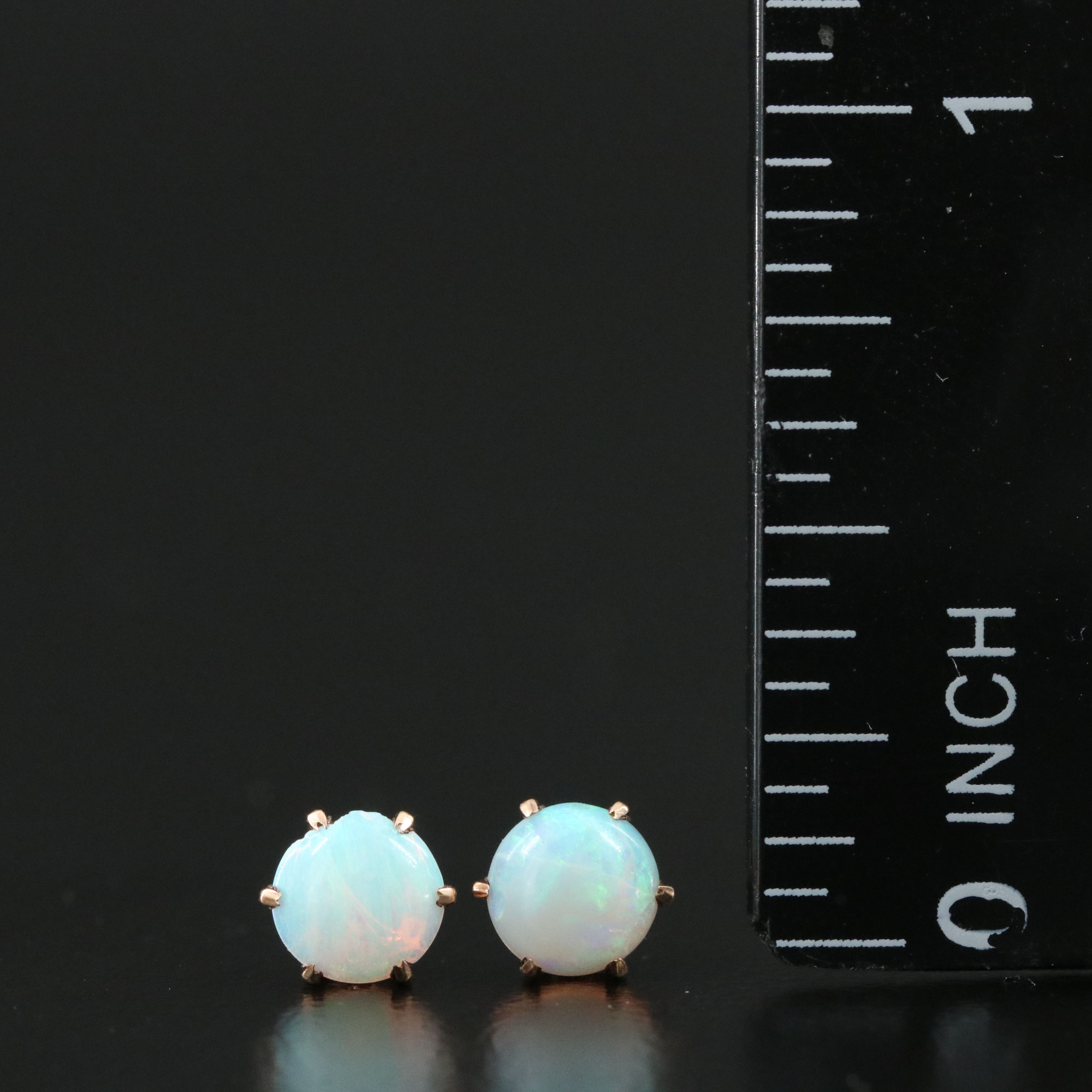 10K Opal Earrings