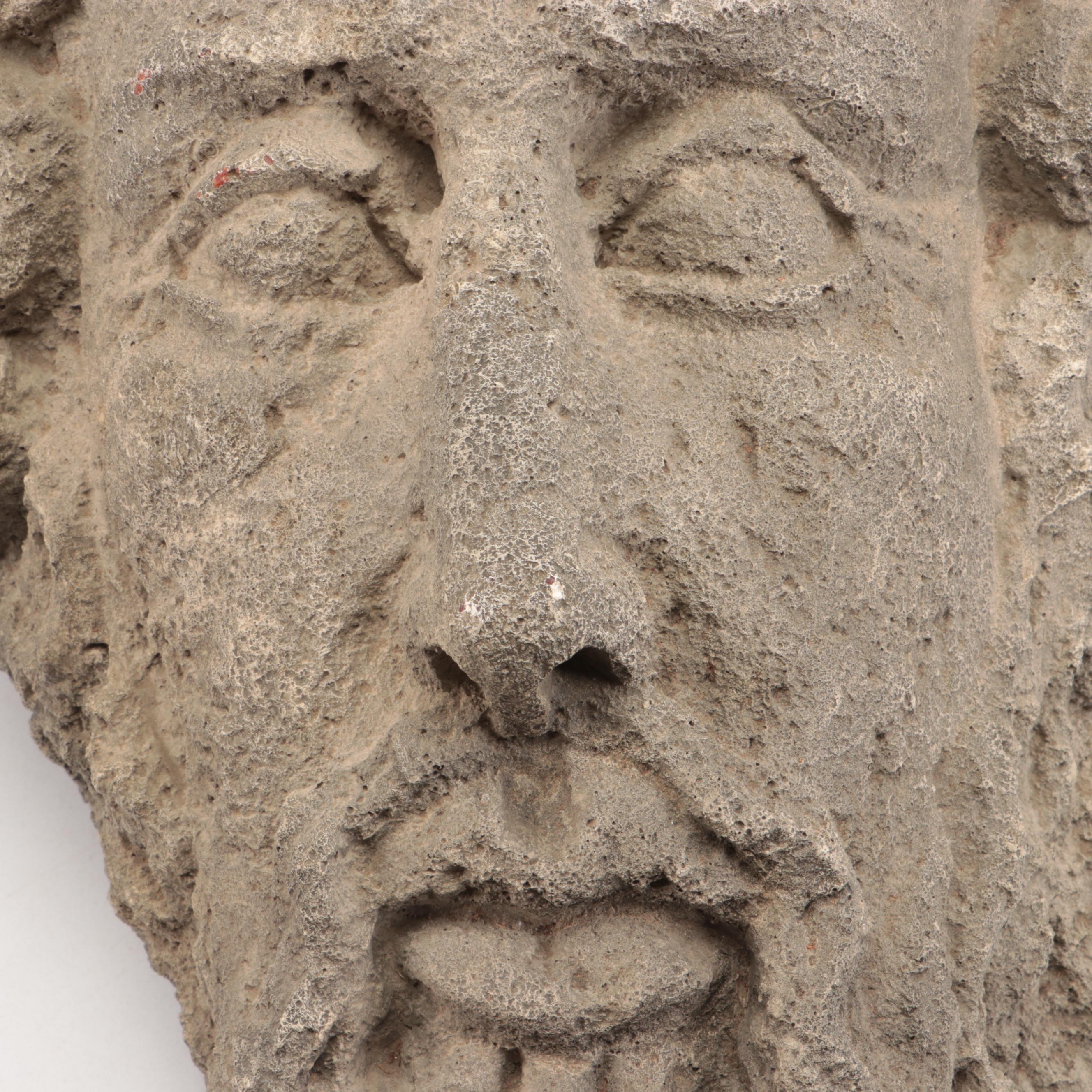 Nettle Creek Faux Stone Greek Head