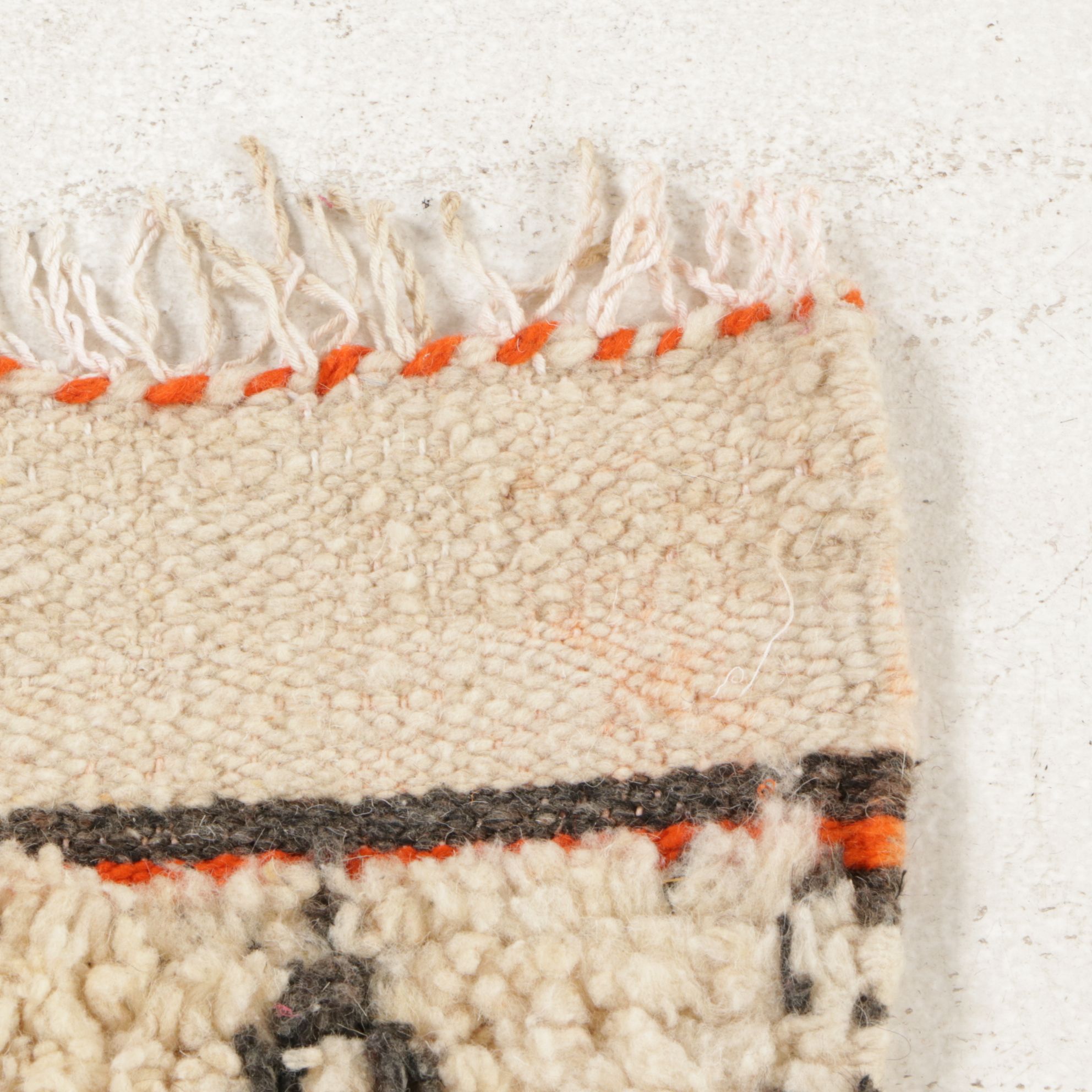 Three Handwoven and Hand-Knotted Moroccan Berber Accent Rugs