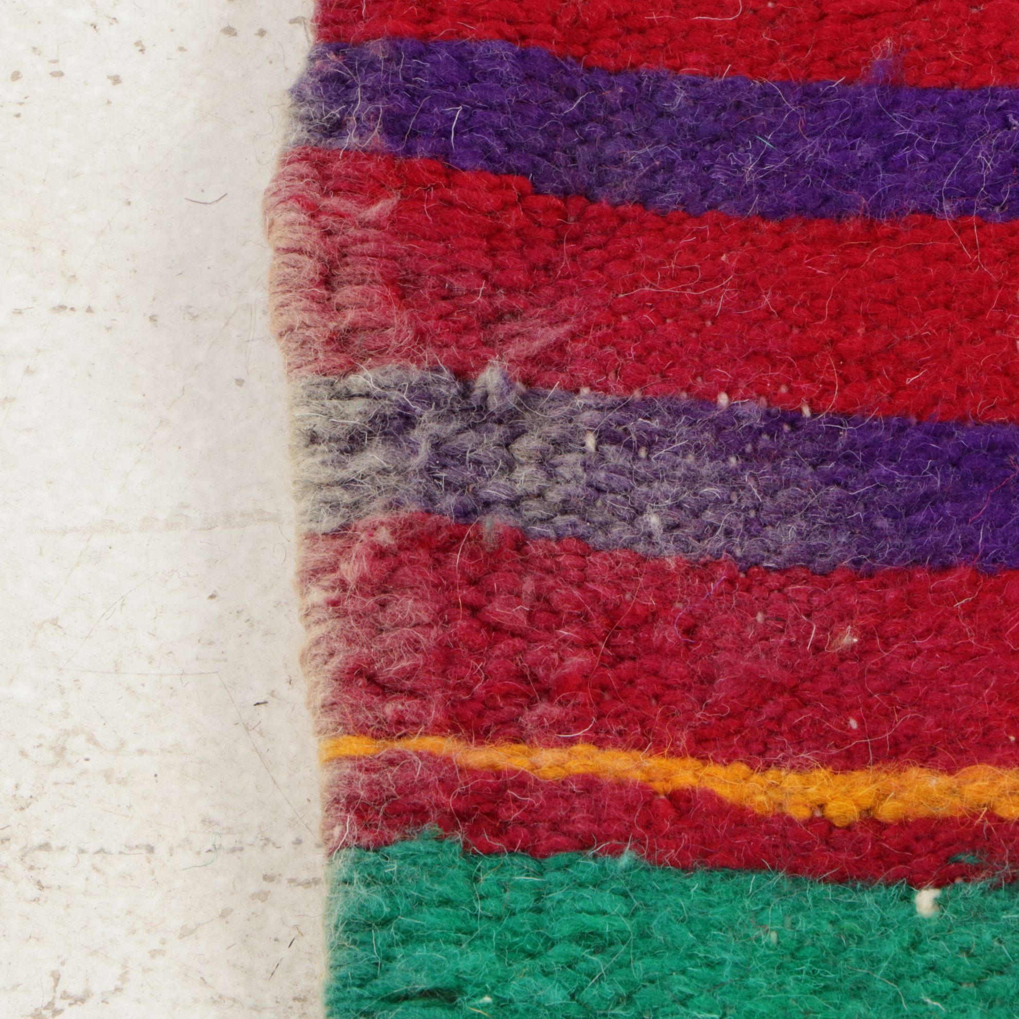 Three Handwoven and Hand-Knotted Moroccan Berber Accent Rugs