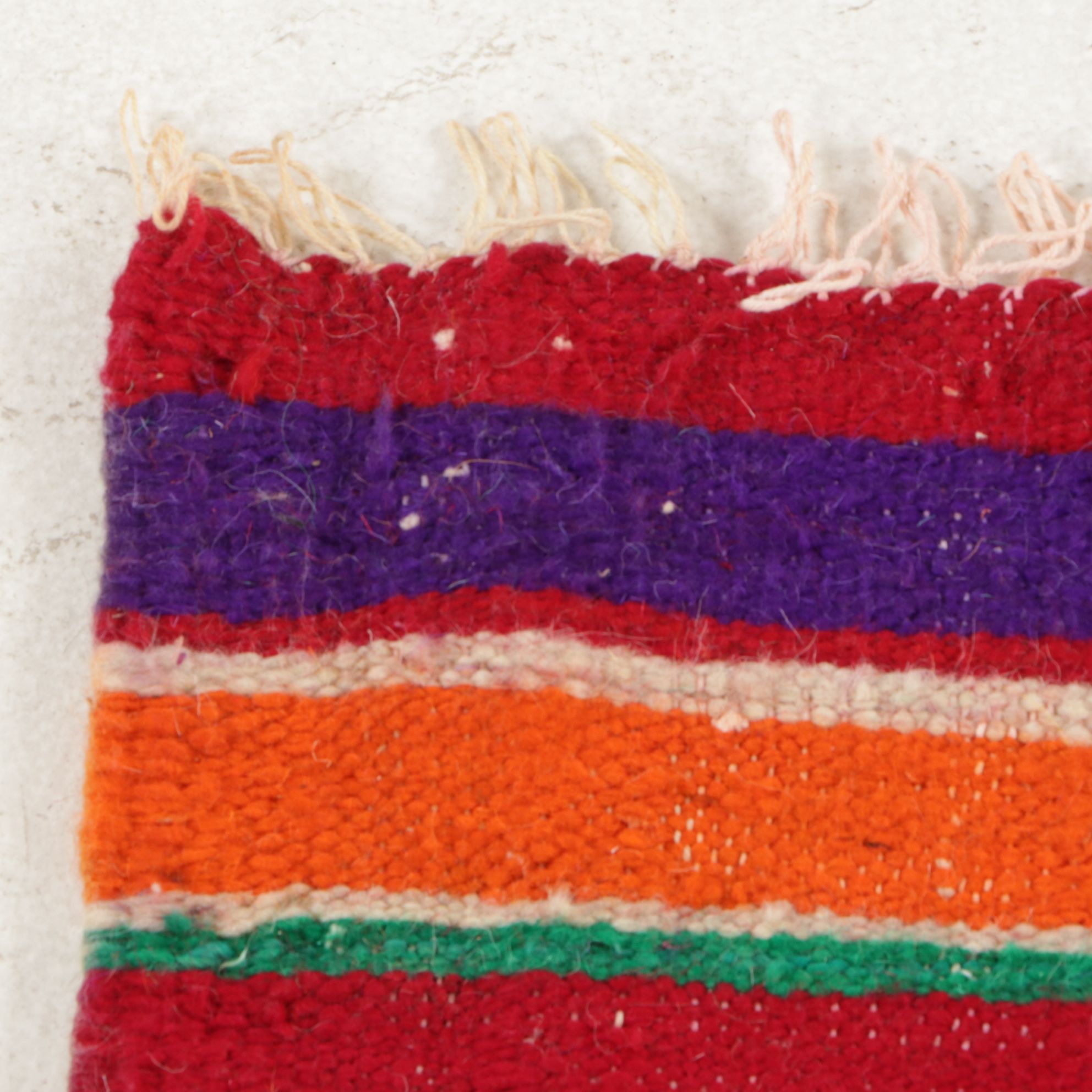 Three Handwoven and Hand-Knotted Moroccan Berber Accent Rugs