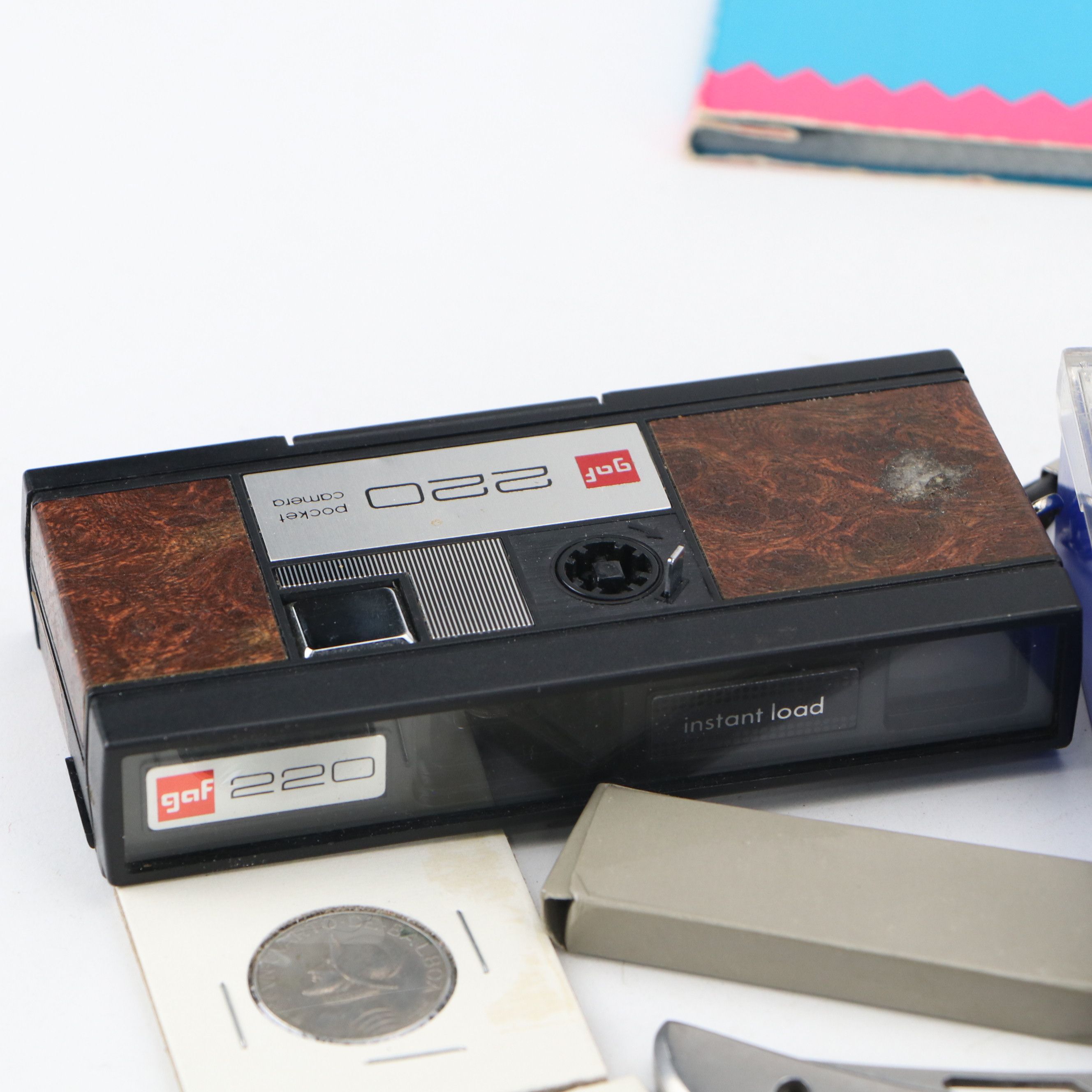 Pocket Knives, Travel Tokens, Camera, Clock, and More Memorabilia