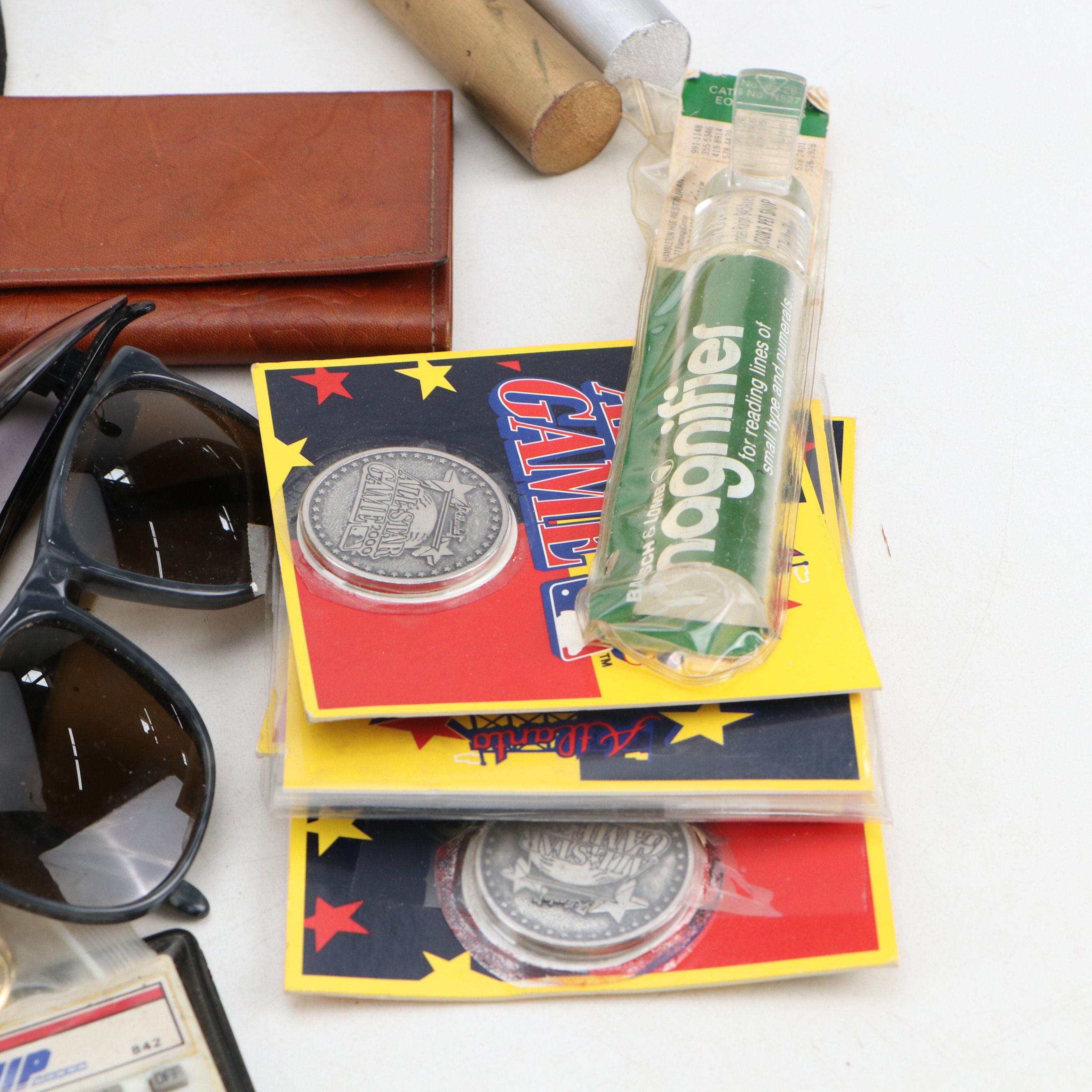 Pocket Knives, Travel Tokens, Camera, Clock, and More Memorabilia