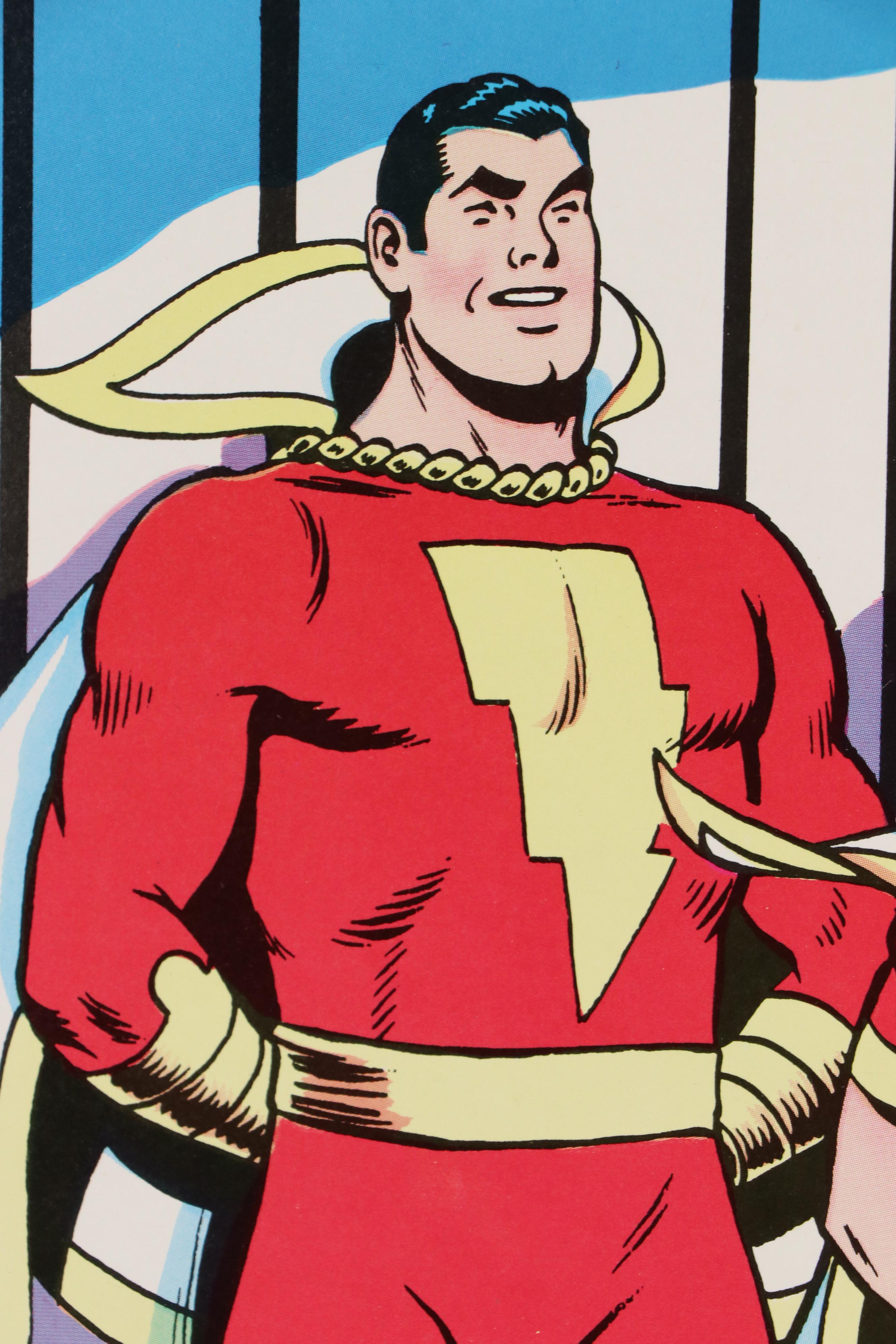 DC Comics Lithograph of The Shazam Family