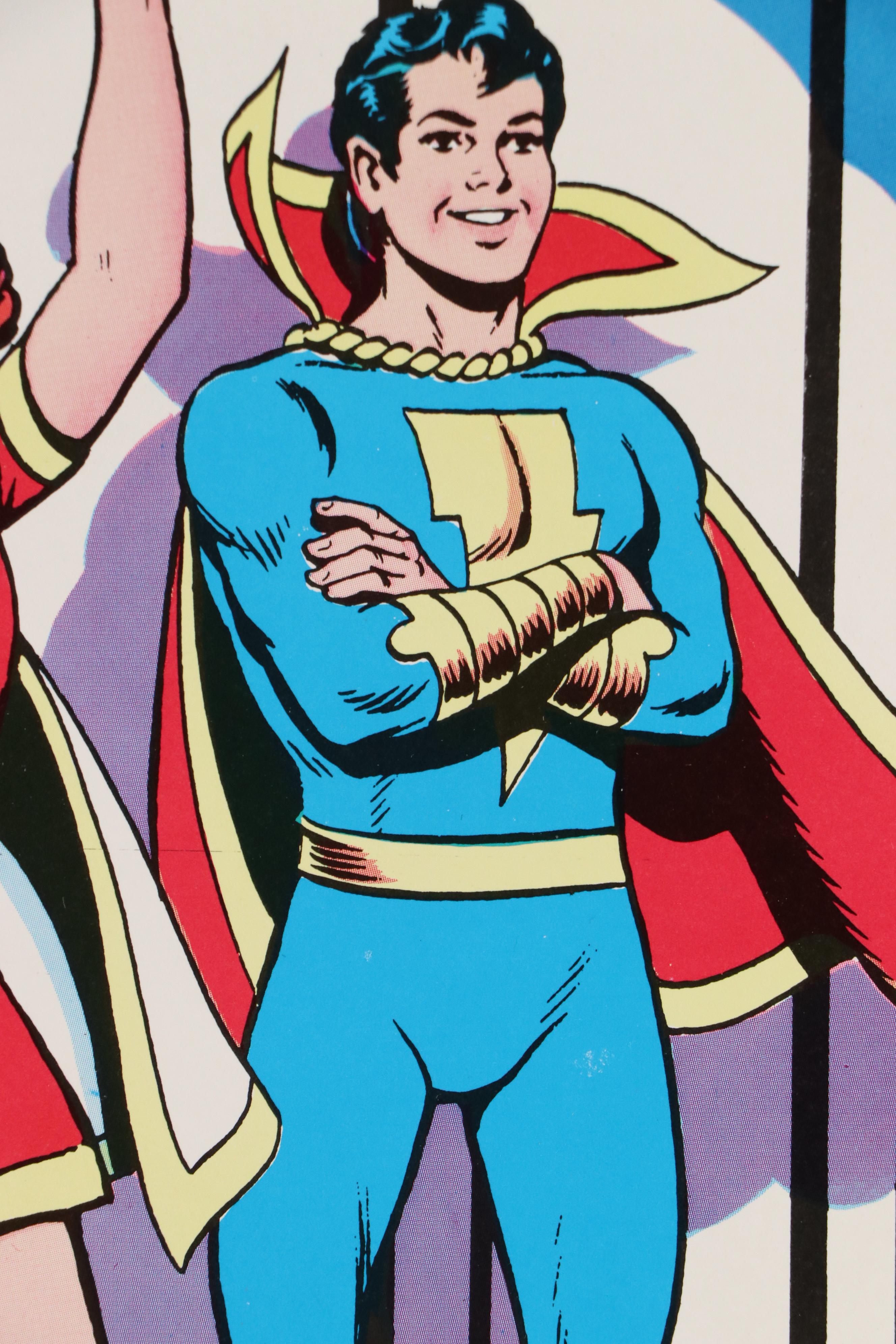 DC Comics Lithograph of The Shazam Family