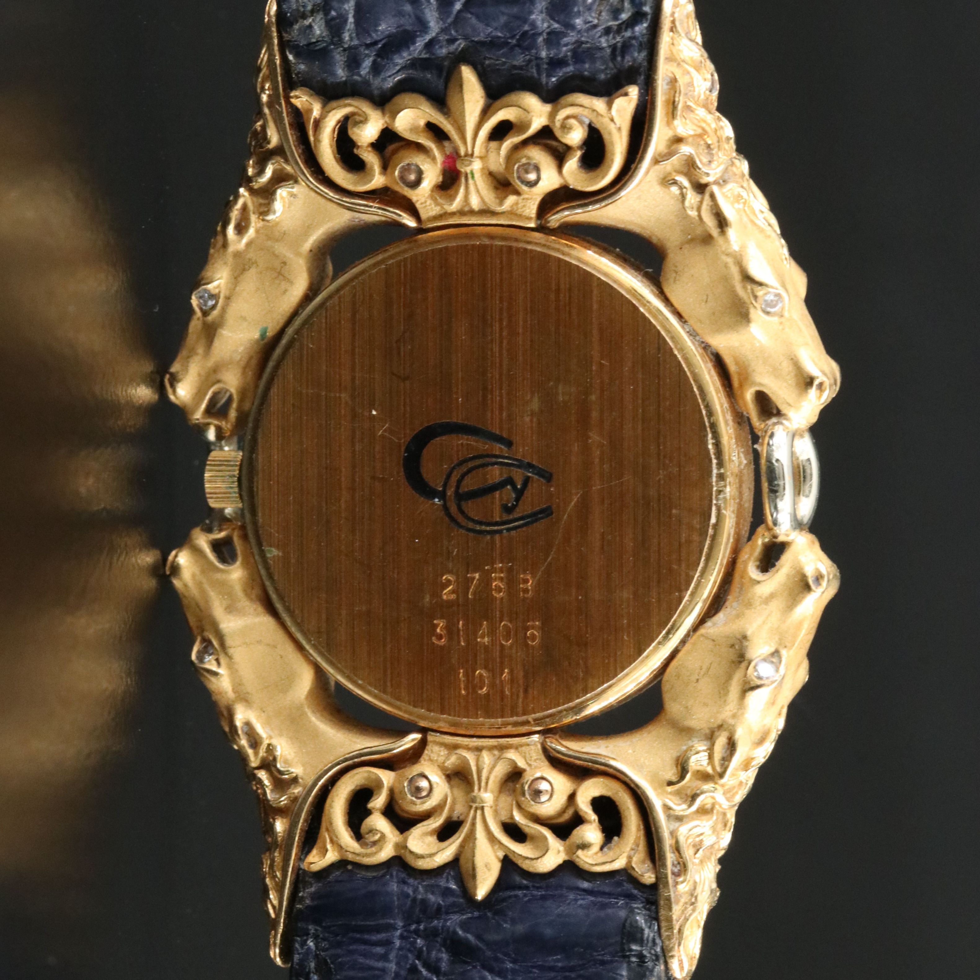 Carrera y Carrera Caballos Diamond 18K Watch