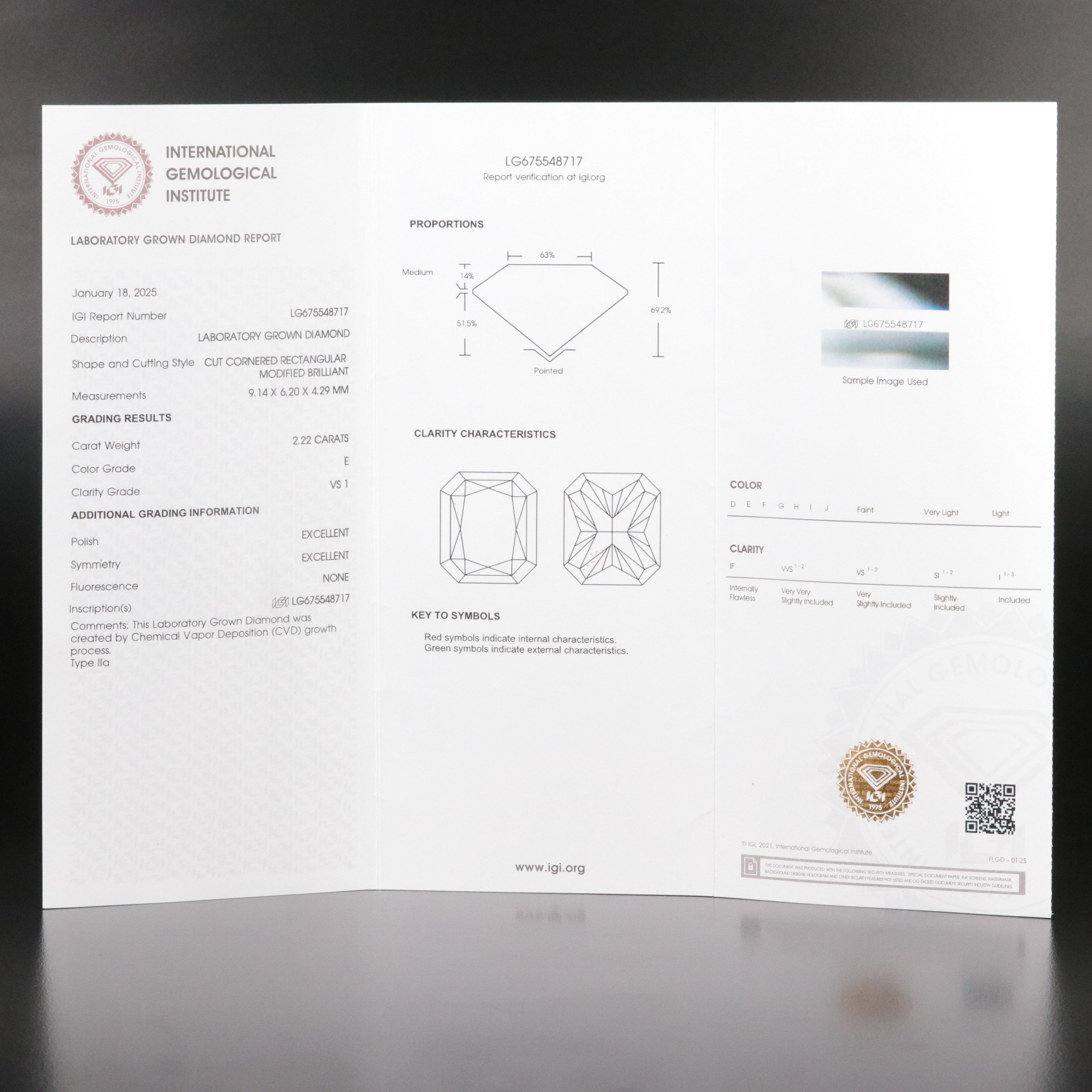 Platinum 19.17 CTW Lab Grown Diamond Line Bracelet with IGI Report