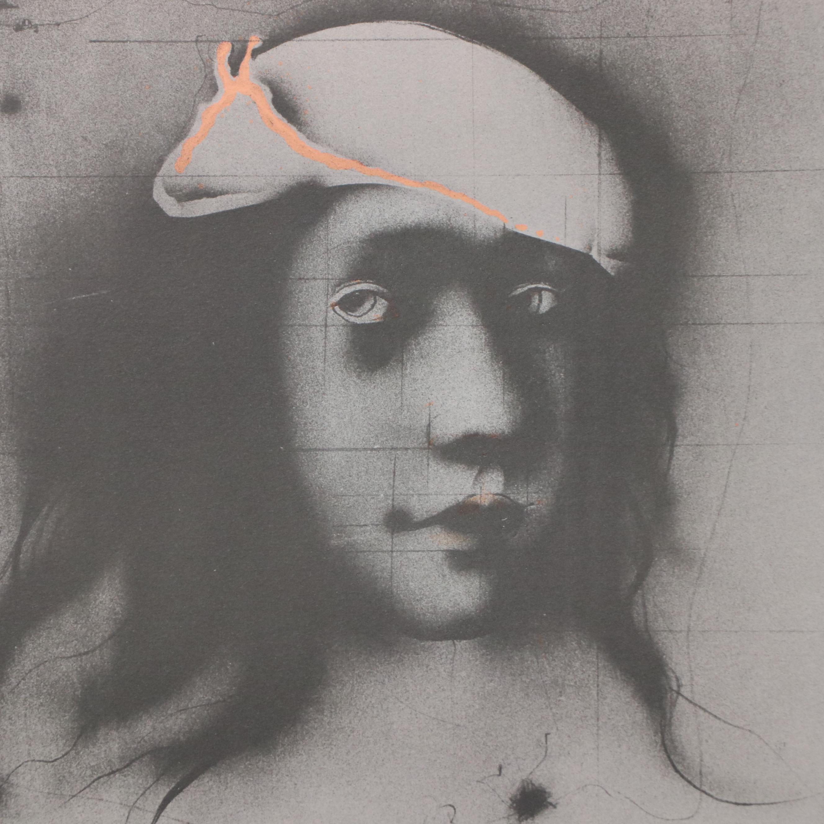 Paul Wunderlich Lithograph "The Young Dürer, His Hand and His Pillow," 1970