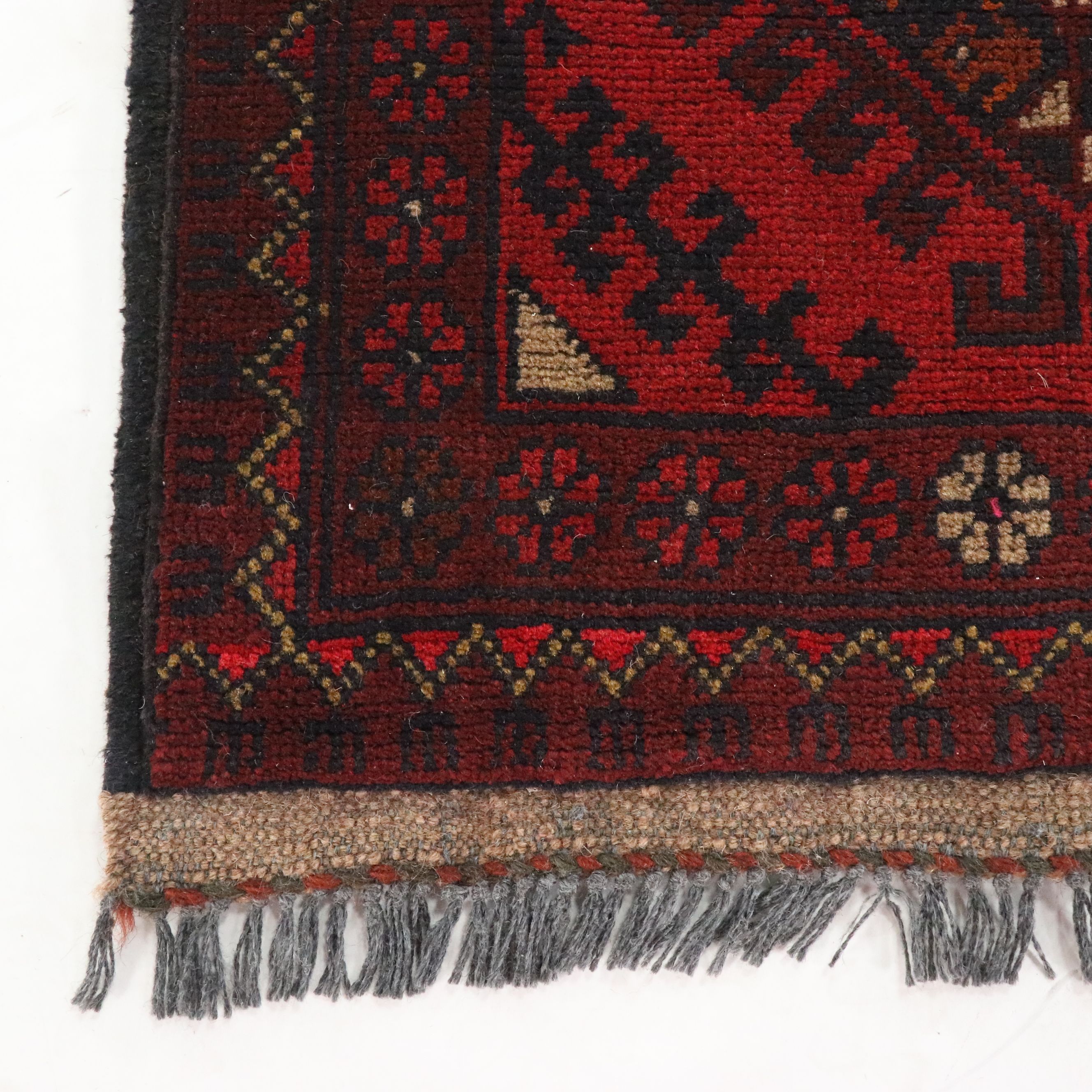 1'9 x 5'2 Handwoven Afghan Mashwani Carpet Runner
