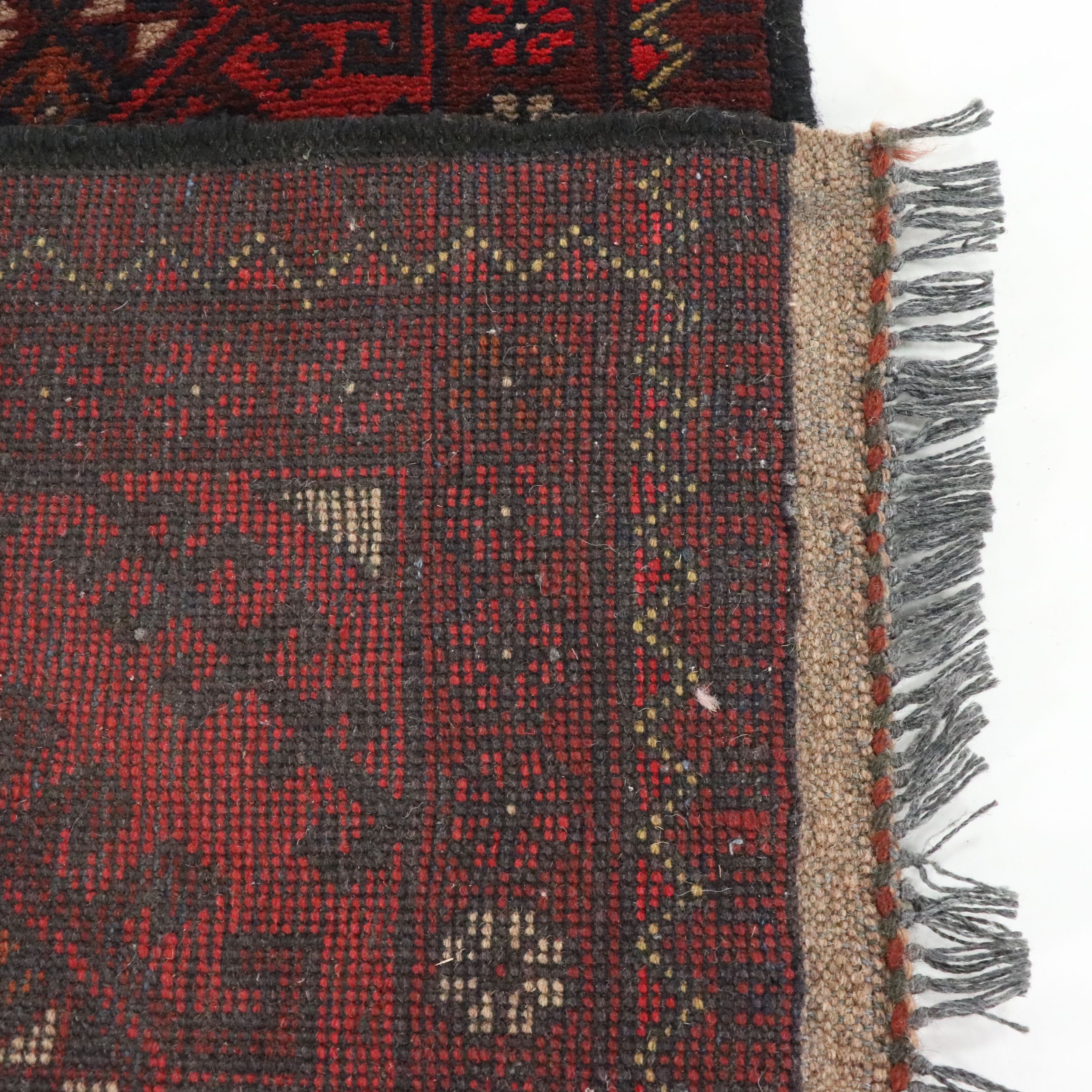 1'9 x 5'2 Handwoven Afghan Mashwani Carpet Runner
